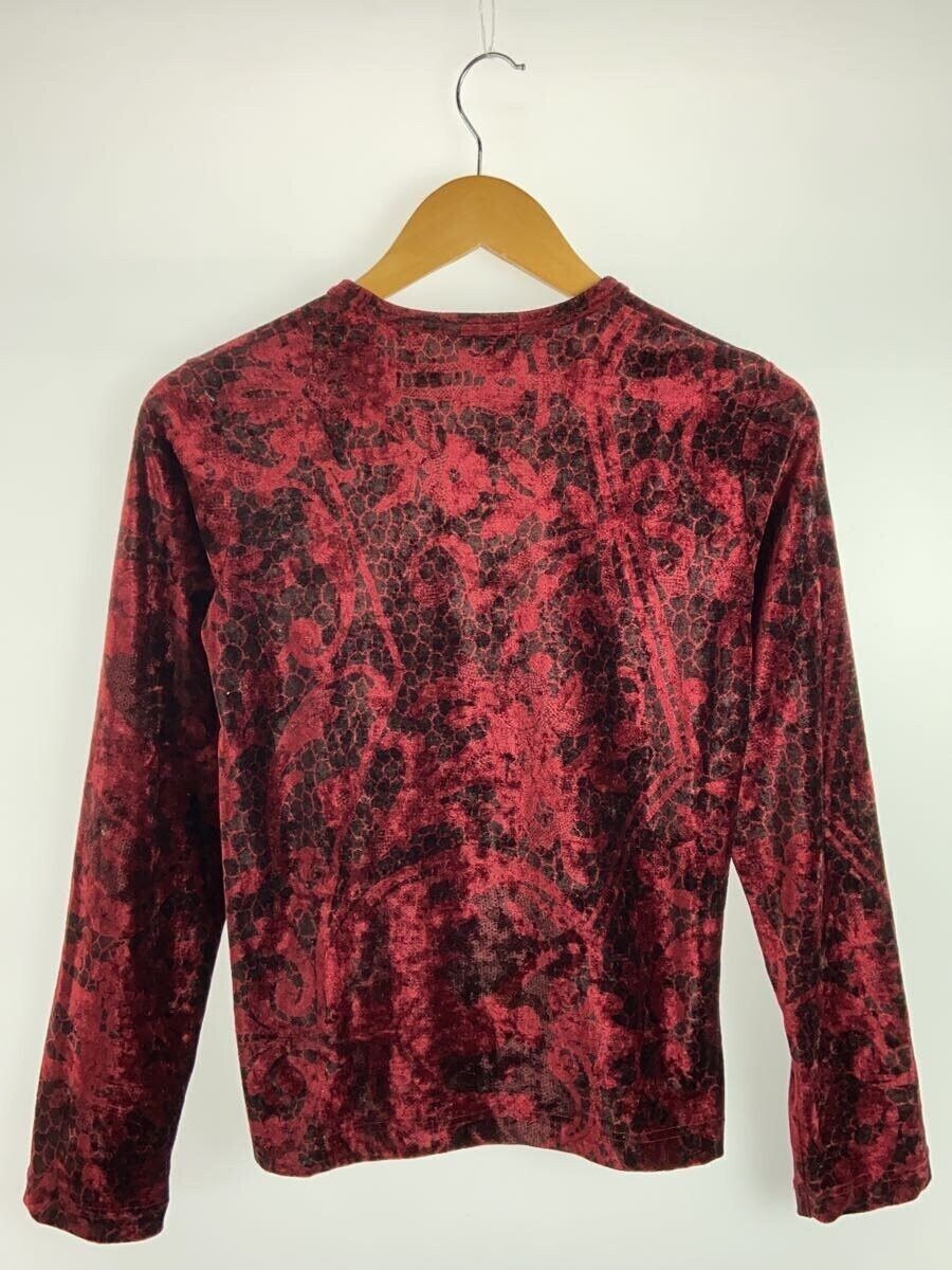 Comme des Garcons 1996 Lace Pattern Velvet Long Sleeve Sweatshirt Size S / US 4 / IT 40 - 2 Thumbnail