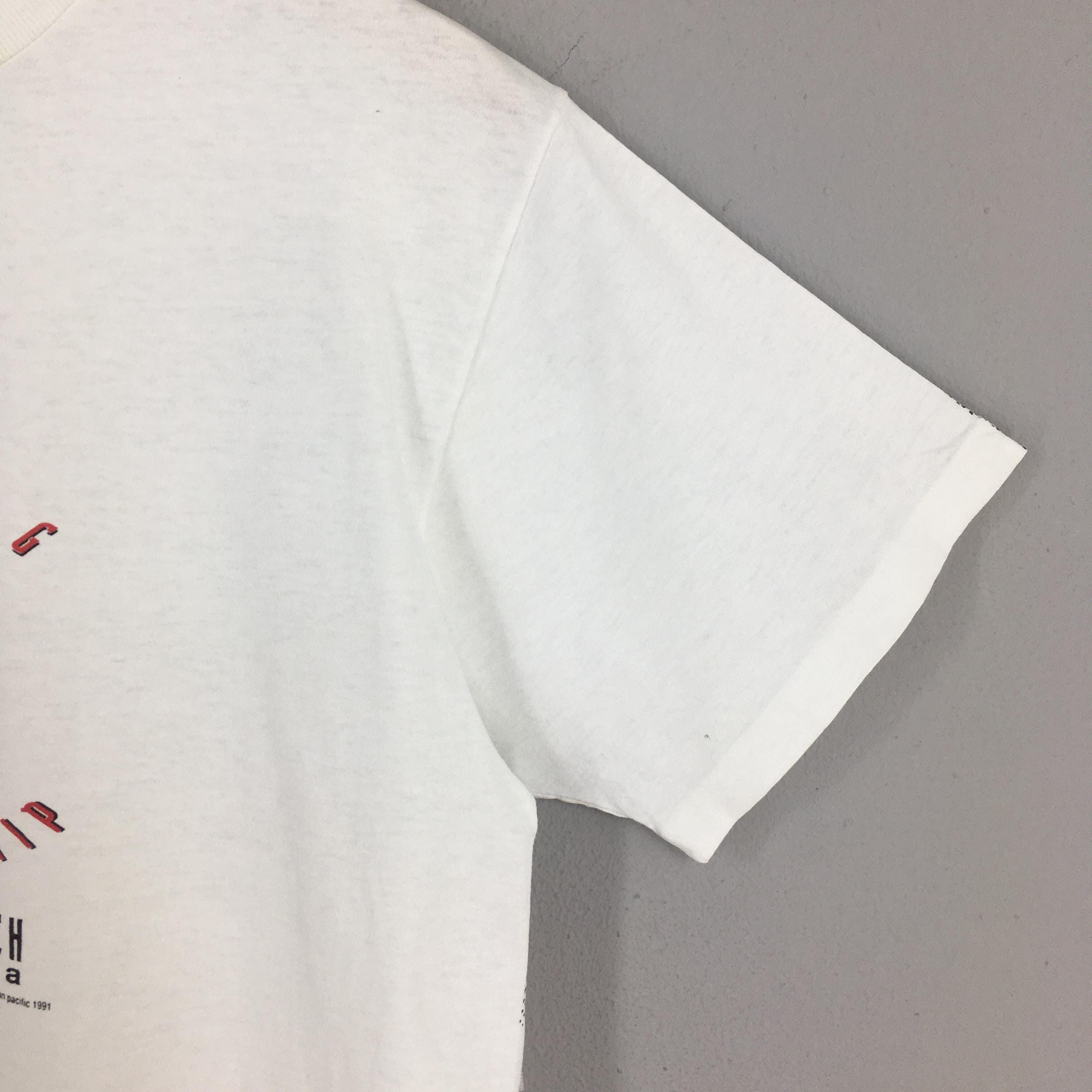 Gotcha × Ocean Pacific Vintage 90s Ocean Pacific Surfer White Tshirt Medium Size US M / EU 48-50 / 2 - 6 Thumbnail