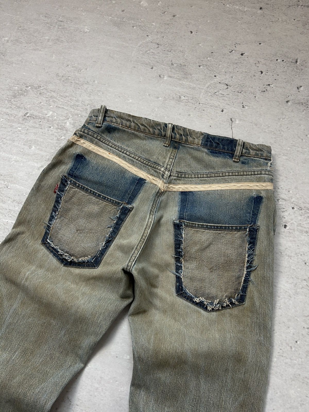 Levi's Vintage Clothing 🔥VINTAGE LEVIS SILVER TAB CUSTOM DISTRESSED DENIM JEANS 90s🔥 Size US 32 / EU 48 - 16 Thumbnail