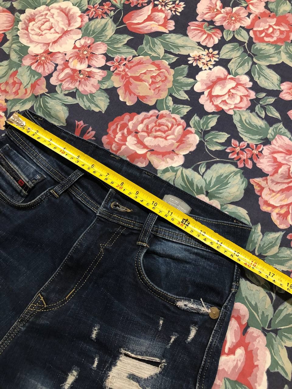 Diesel Vintage blue denim shorts Diesel logo crazy Y2K streetwear Size US 30 / EU 46 - 13 Thumbnail
