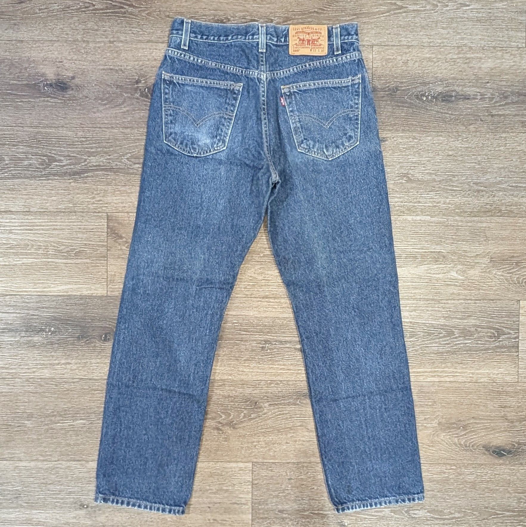 Levi's Vintage Levi's 505 blue jeans - SIZE 33 x 30 Size US 33 - 5 Thumbnail