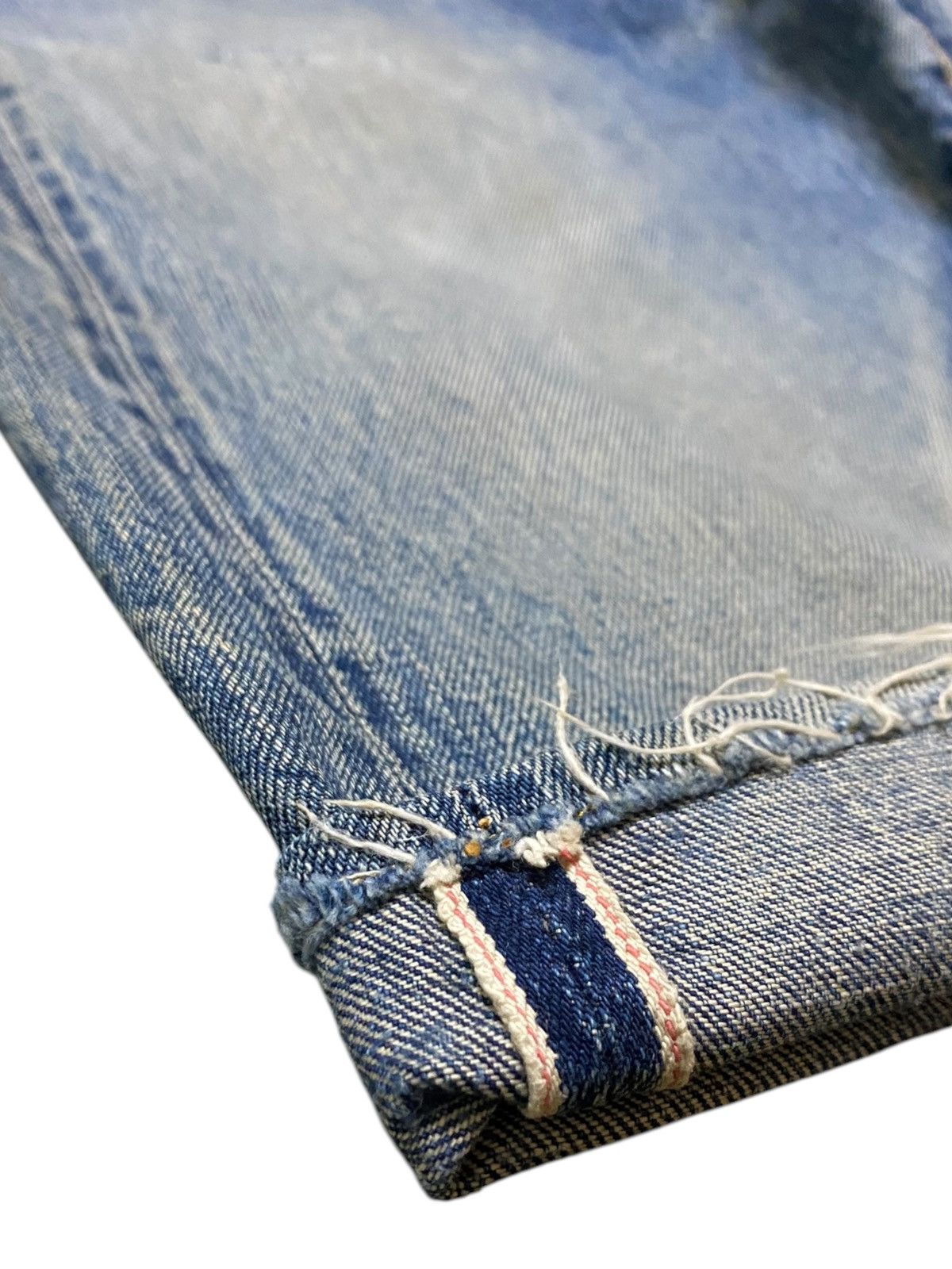 The Silver Stone Vintage Silver Stone Selvedge MudWash Distressed Short Jeans Size US 31 - 13 Thumbnail