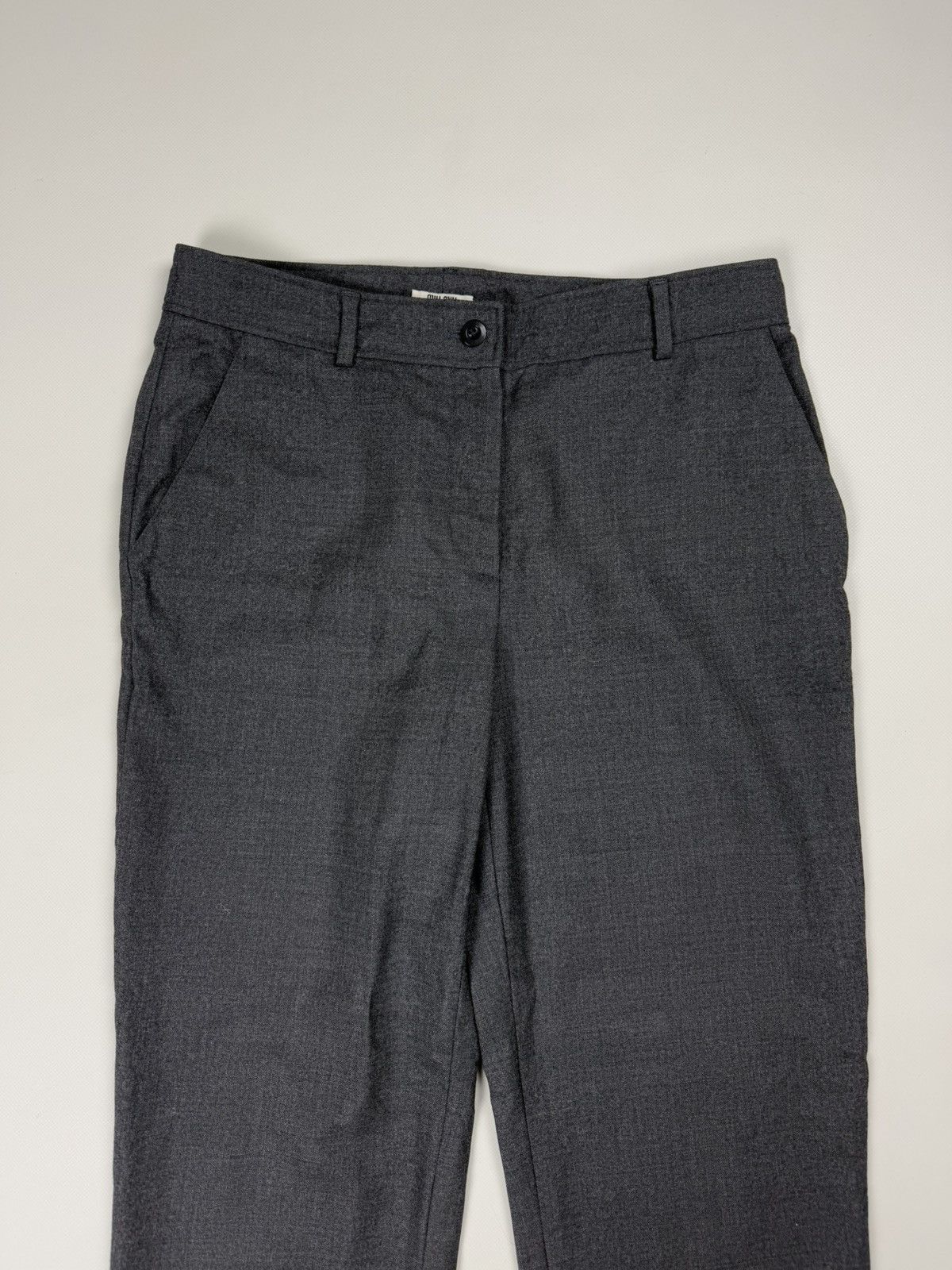 Miu Miu Miu Miu Ladies Virgin Wool Dress Pants Trousers Size 42 Size 28" / US 6 / IT 42 - 5 Thumbnail