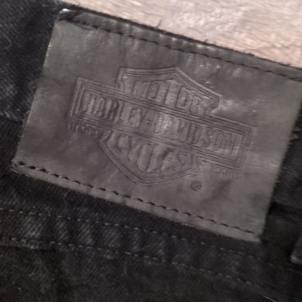 Harley Davidson Harley-Davidson Black Vintage Jeans Size 8R Size 30" / US 8 / IT 44 - 8 Thumbnail