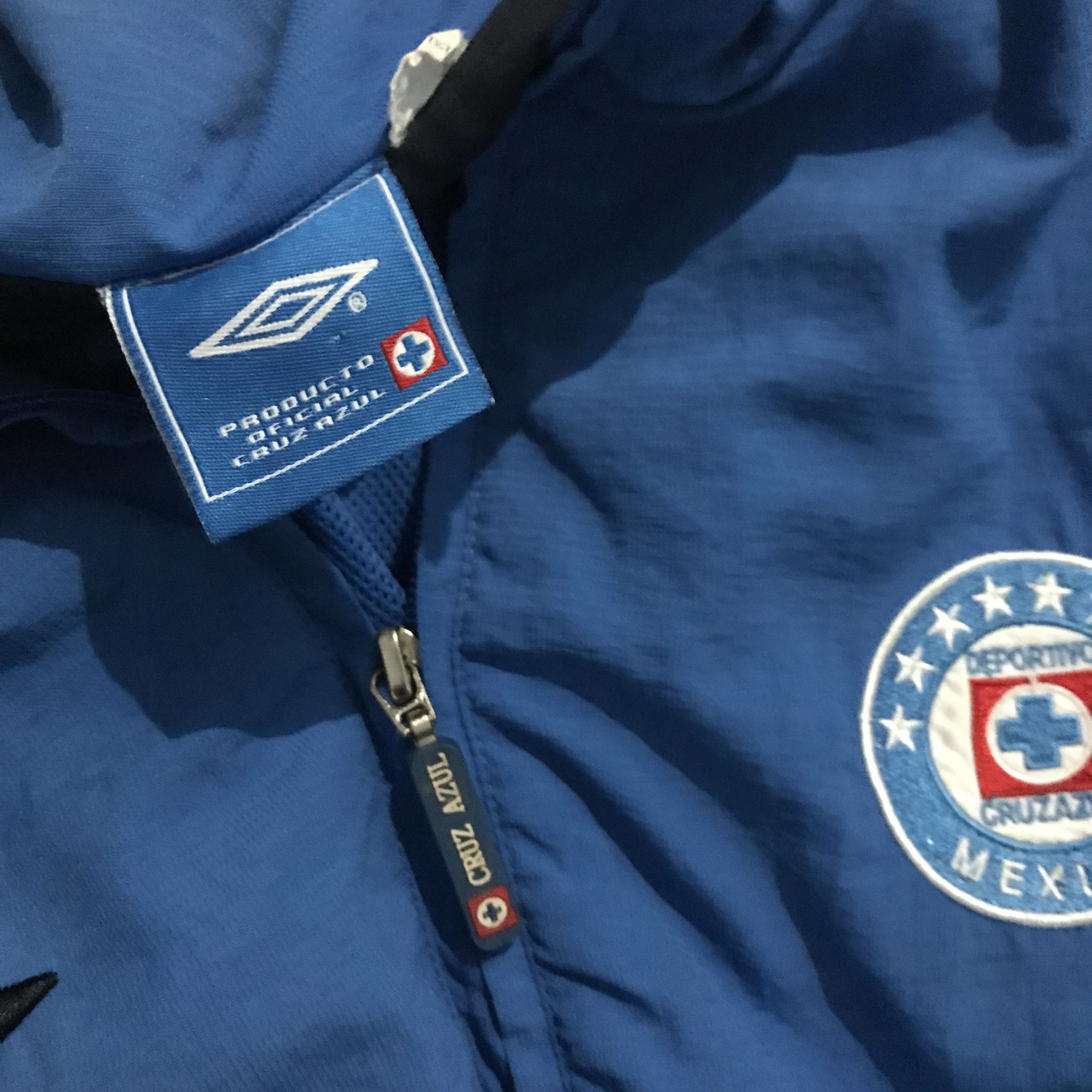 Umbro Vintage Umbro x deportivo Cruzazul mexico tracktop jacket Size US L / EU 52-54 / 3 - 9 Thumbnail