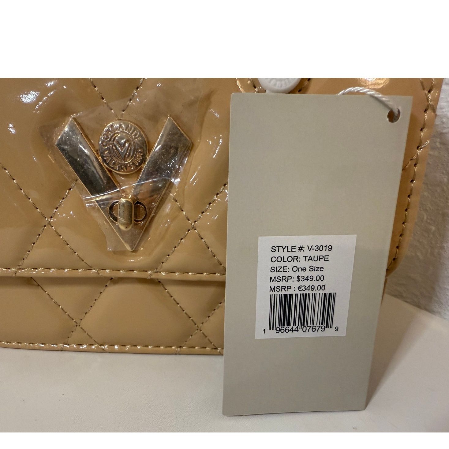 Valentino Valentino Orlandi Italy NWT Taupe Handbag Crossbody Vegan Size ONE SIZE - 2 Thumbnail