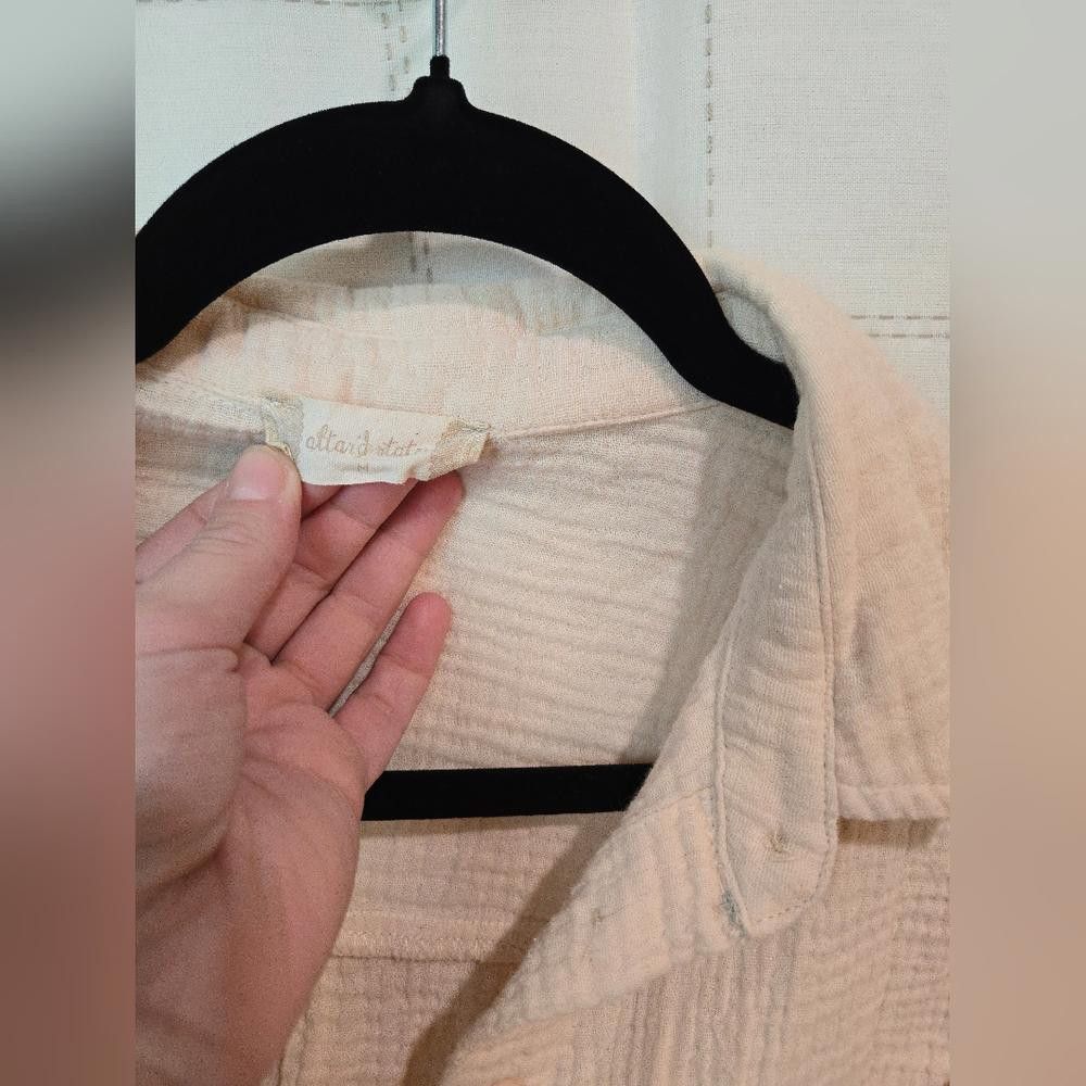 Other Altard State Crepe Cropped Button Down Size M / US 6-8 / IT 42-44 - 4 Thumbnail