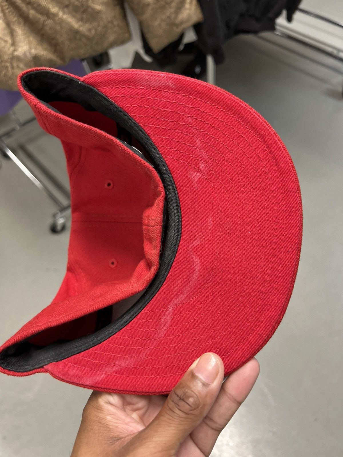 Fucking Awesome Fucking Awesome Red New Era Fitted Size ONE SIZE - 4 Thumbnail