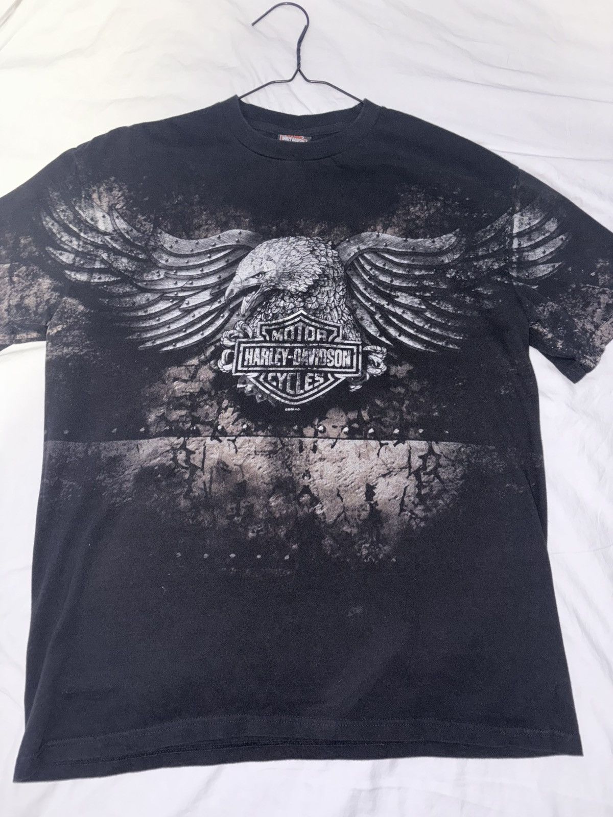 Harley Davidson VTG Harley Davidson motorcyles shirt black sz XL y2k Size US XL / EU 56 / 4 - 1 Thumbnail