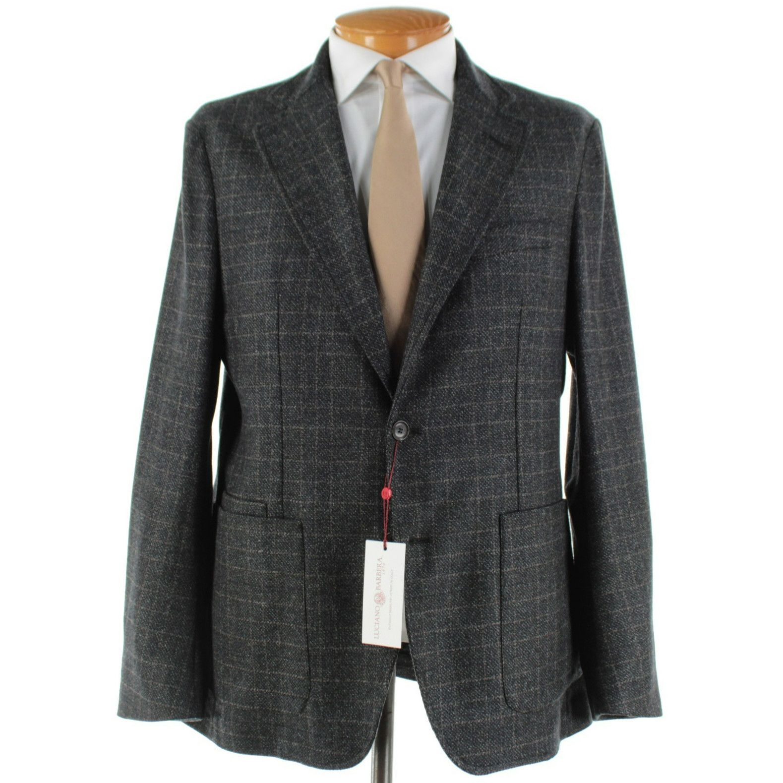 Luciano Barbera Luciano Barbera Sport Coat Size 46 US in Gray Size 46R - 1 Thumbnail