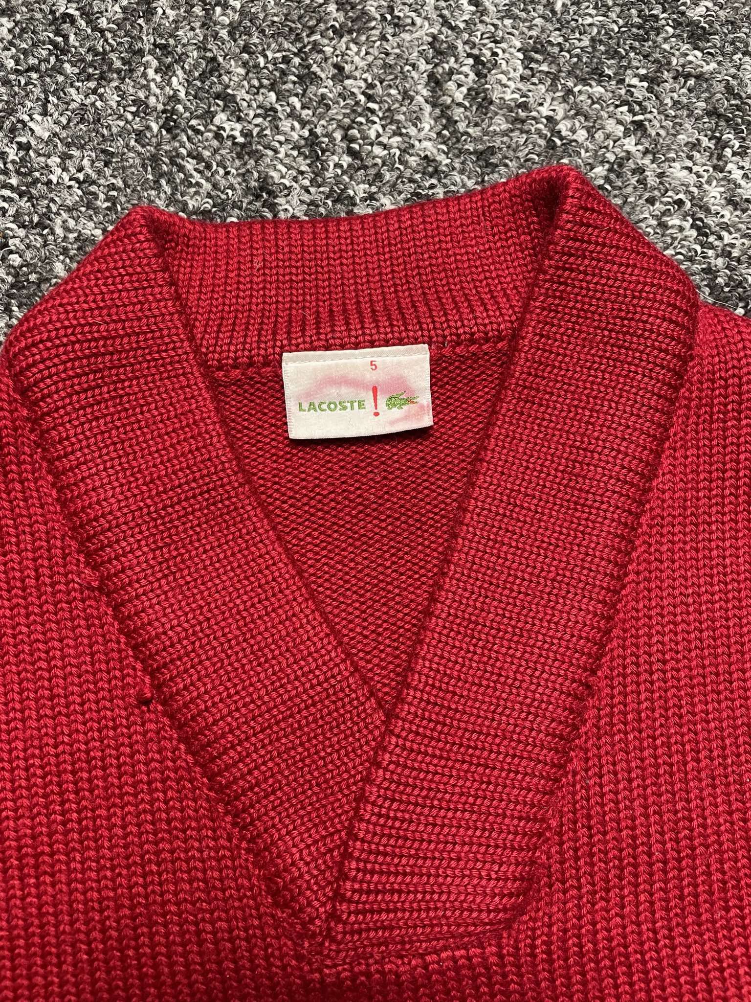 Lacoste × Vintage Vintage retro Sweater classic Lacoste Logo drip y2k 5/M Size US M / EU 48-50 / 2 - 5 Thumbnail