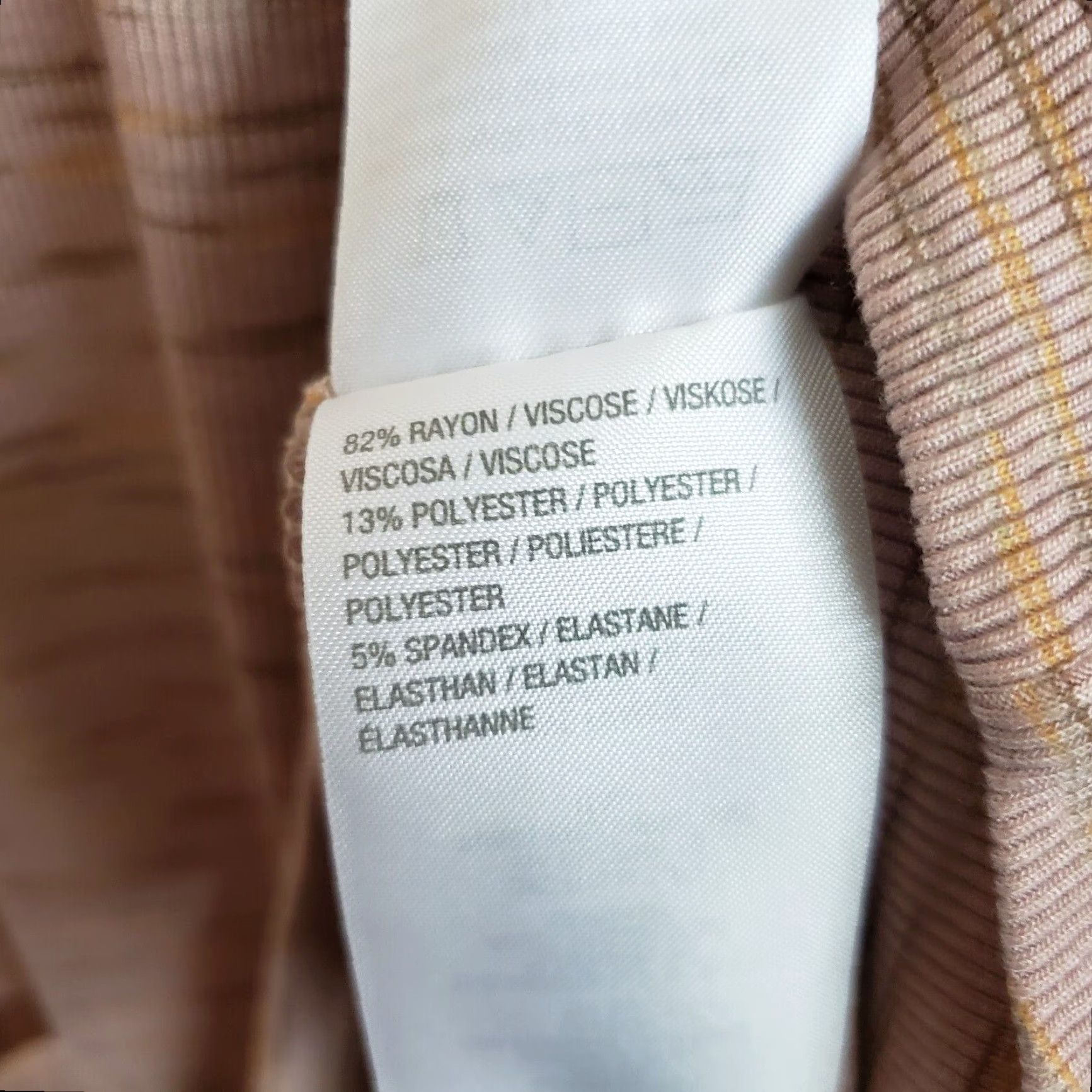 Vintage LOGO by Lori Goldstein Womens Blouse Shirt Sz M Pink Short Sleeve Ribbed Back Tunic Ladies Mens Womens Size M / US 6-8 / IT 42-44 - 5 Thumbnail