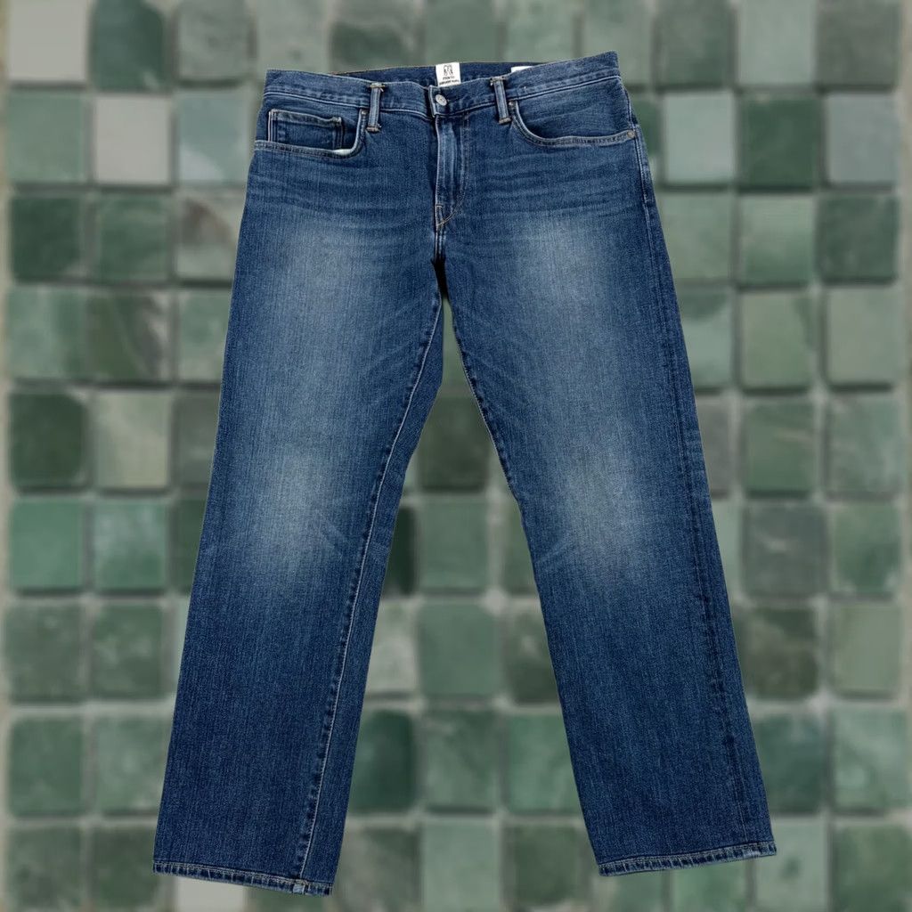 KATO Hiroshi Kato The Pen Slim Japanese 10.5oz Selvedge Jeans in Rain Wash Men 34x28 Size US 34 / EU 50 - 1 Thumbnail