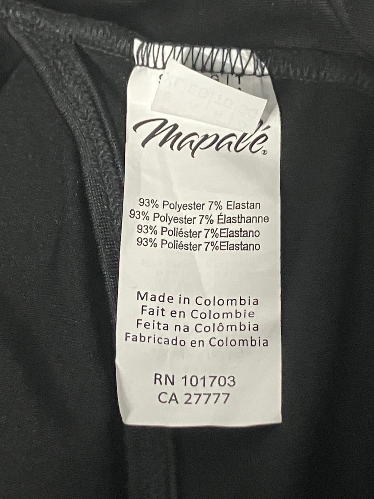 Other Mapalé Black Halter Draped Top Open Back Stretch Size XL / US 12-14 / IT 48-50 - 9 Thumbnail