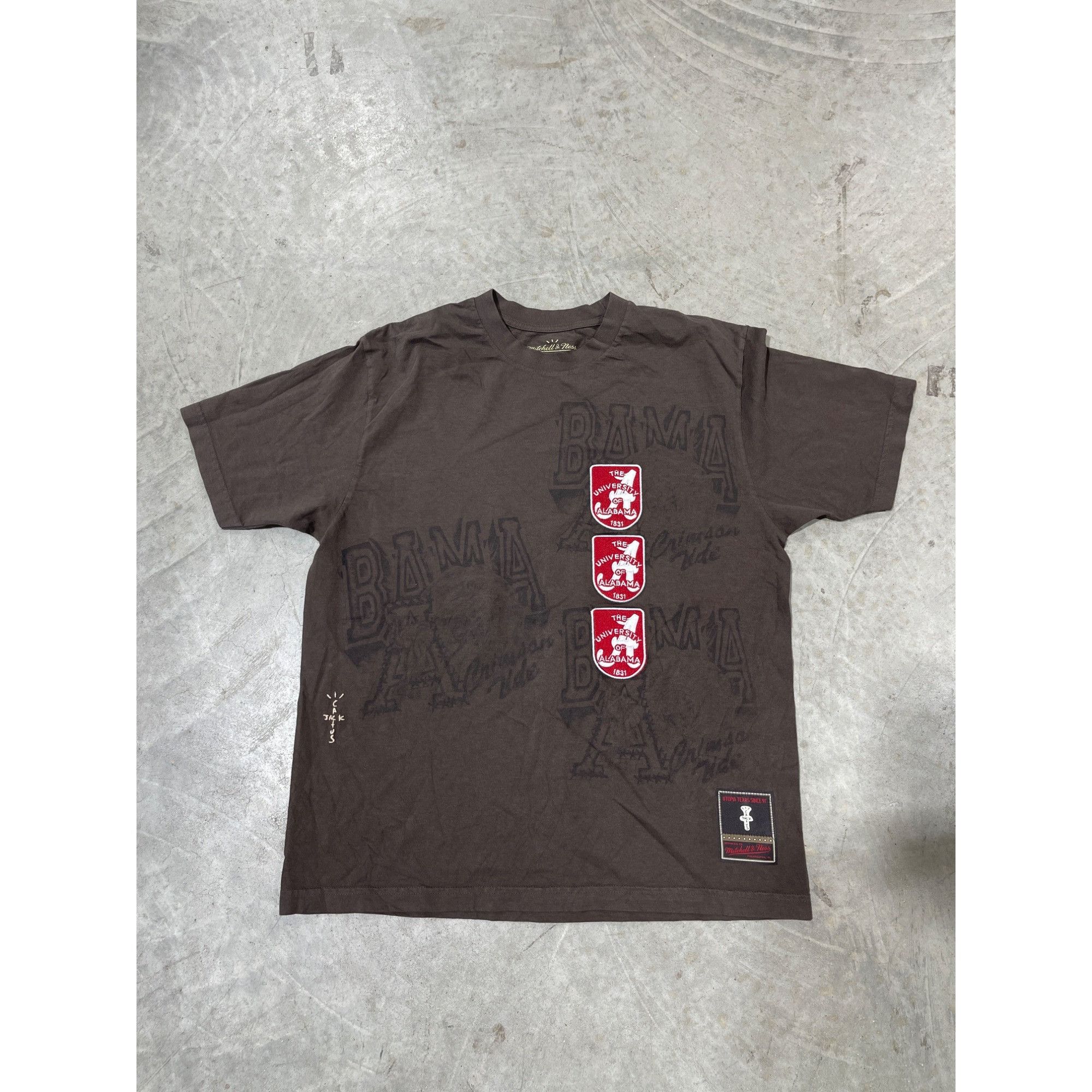 Mitchell & Ness × Travis Scott TRAVIS SCOTT CACTUS JACK x MITCHELL & NESS x ALABAMA TEE L Size US L / EU 52-54 / 3 - 1 Thumbnail