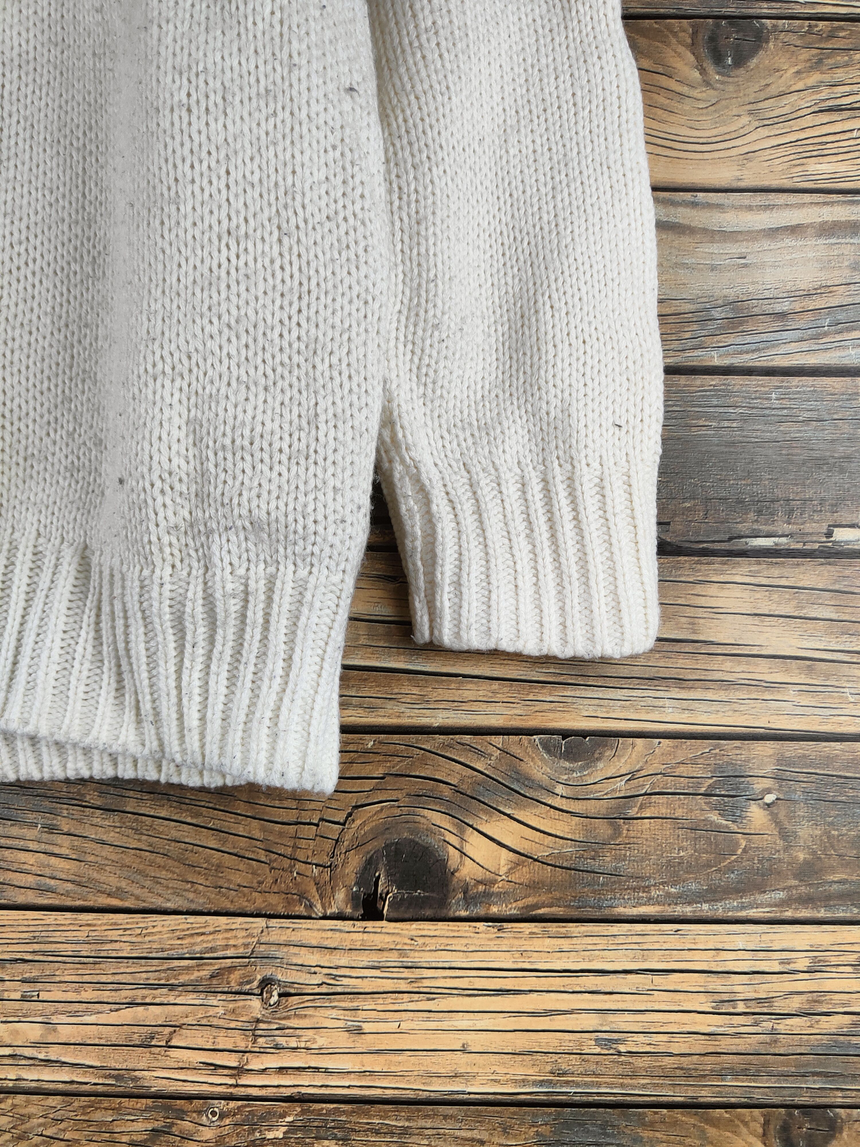 Japanese Brand DL Studio Clip Cream Gray Knitwear Sweatshirts #46-425 Size M / US 6-8 / IT 42-44 - 6 Thumbnail