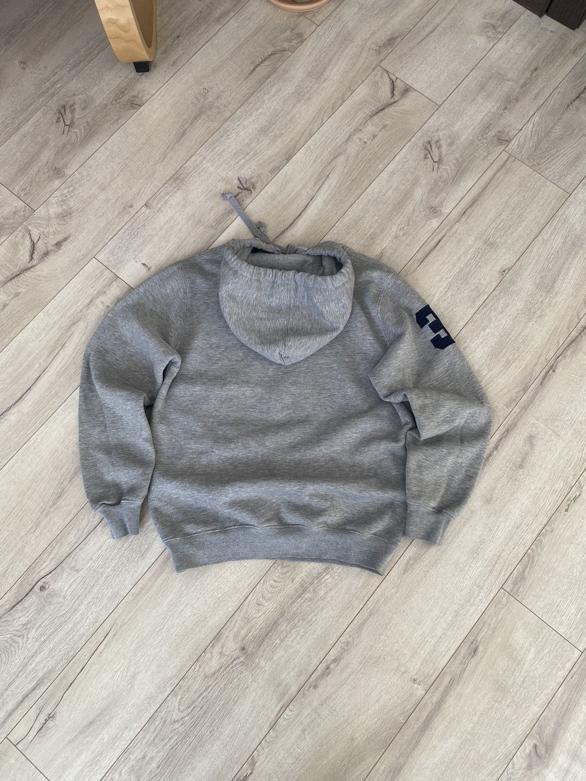 Polo Ralph Lauren Polo Ralph Lauren Vintage Hoodie Baggy 3 Big Pony Gray Size US S / EU 44-46 / 1 - 7 Thumbnail