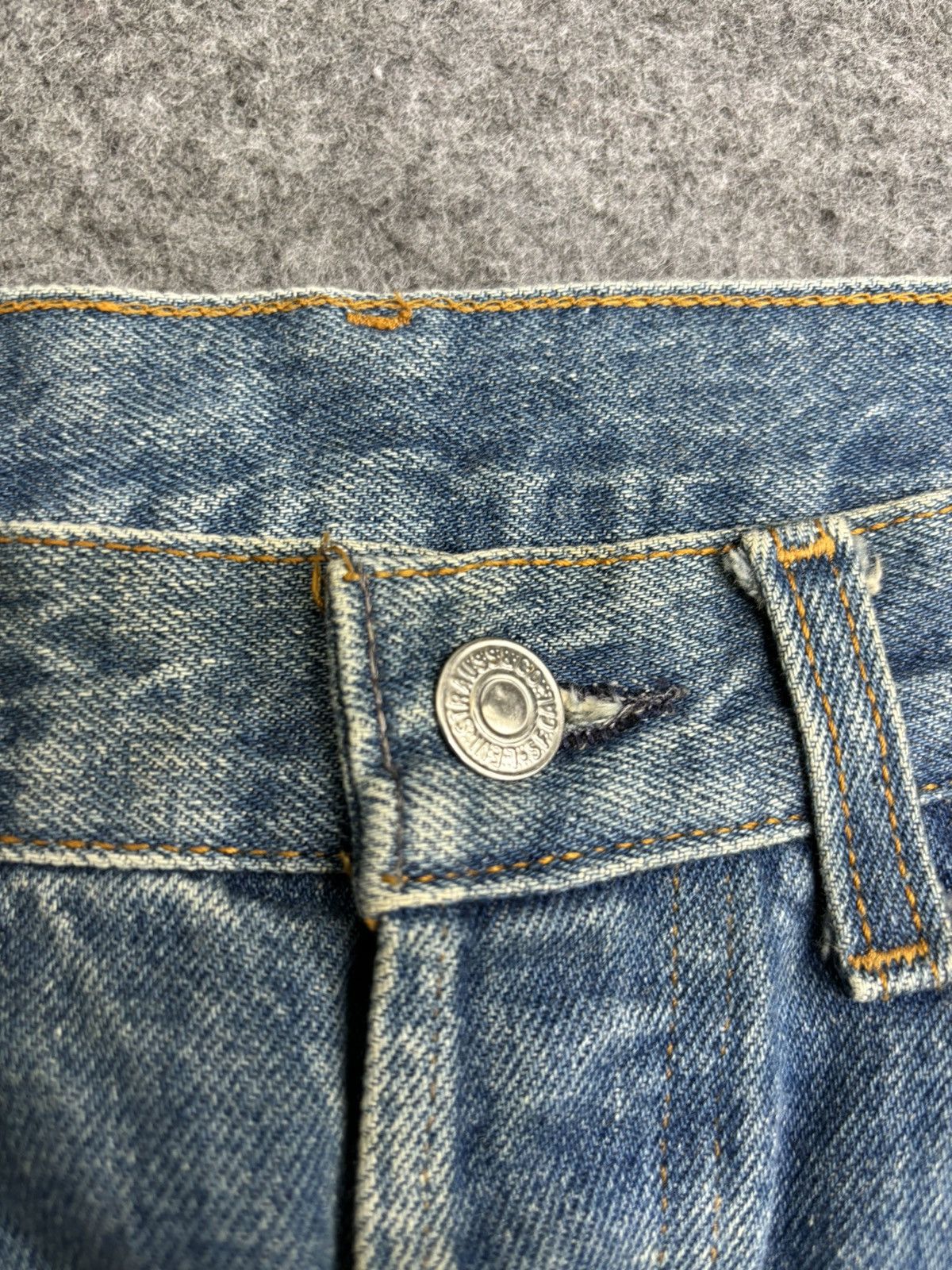 Levi's 💥Vintage 90s💥Vintage Levis 501xx Original Short Denim F517 Size US 30 / EU 46 - 4 Thumbnail