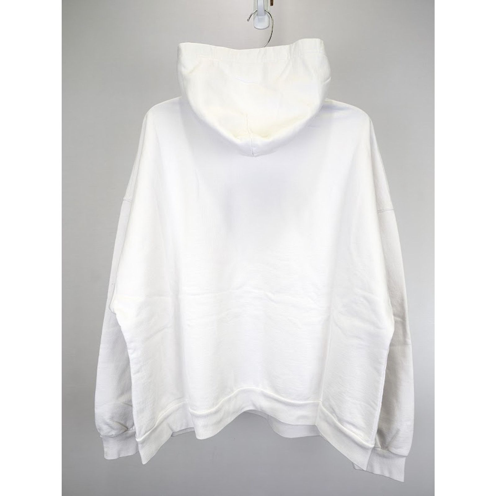 Balenciaga o1rshd1 Paris Balenciaga Logo Hoodie in White Size US XL / EU 56 / 4 - 13 Thumbnail