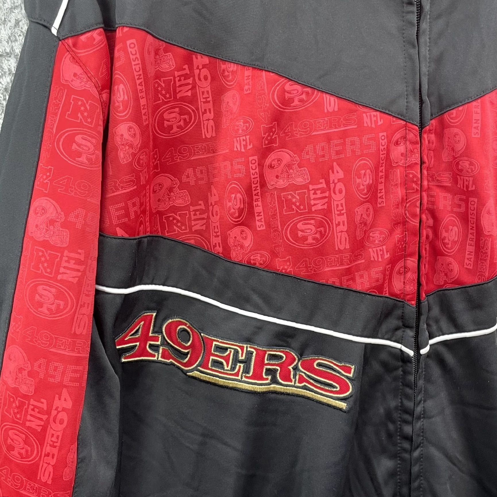 NFL NFL Track Jacket Men 2XL San Francisco 49ers Sportswear Football Athleisure 90's Jacket Size US XXL / EU 58 / 5 - 3 Thumbnail
