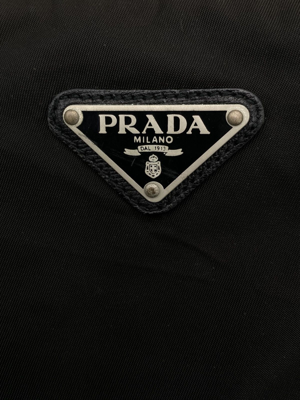 Prada PRADA BLACK LARGE NYLON MESSENGER CROSSBODY BAG Size ONE SIZE - 4 Thumbnail