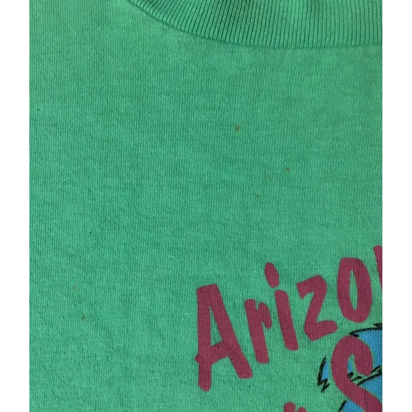 Vintage VINTAGE Arizona Winter Survivor Faded T-Shirt XL Green Funny Animal Duck Grunge Joke 80s 90s Mens XL USA United States Single Stitch Size XL Size US XL / EU 56 / 4 - 6 Thumbnail