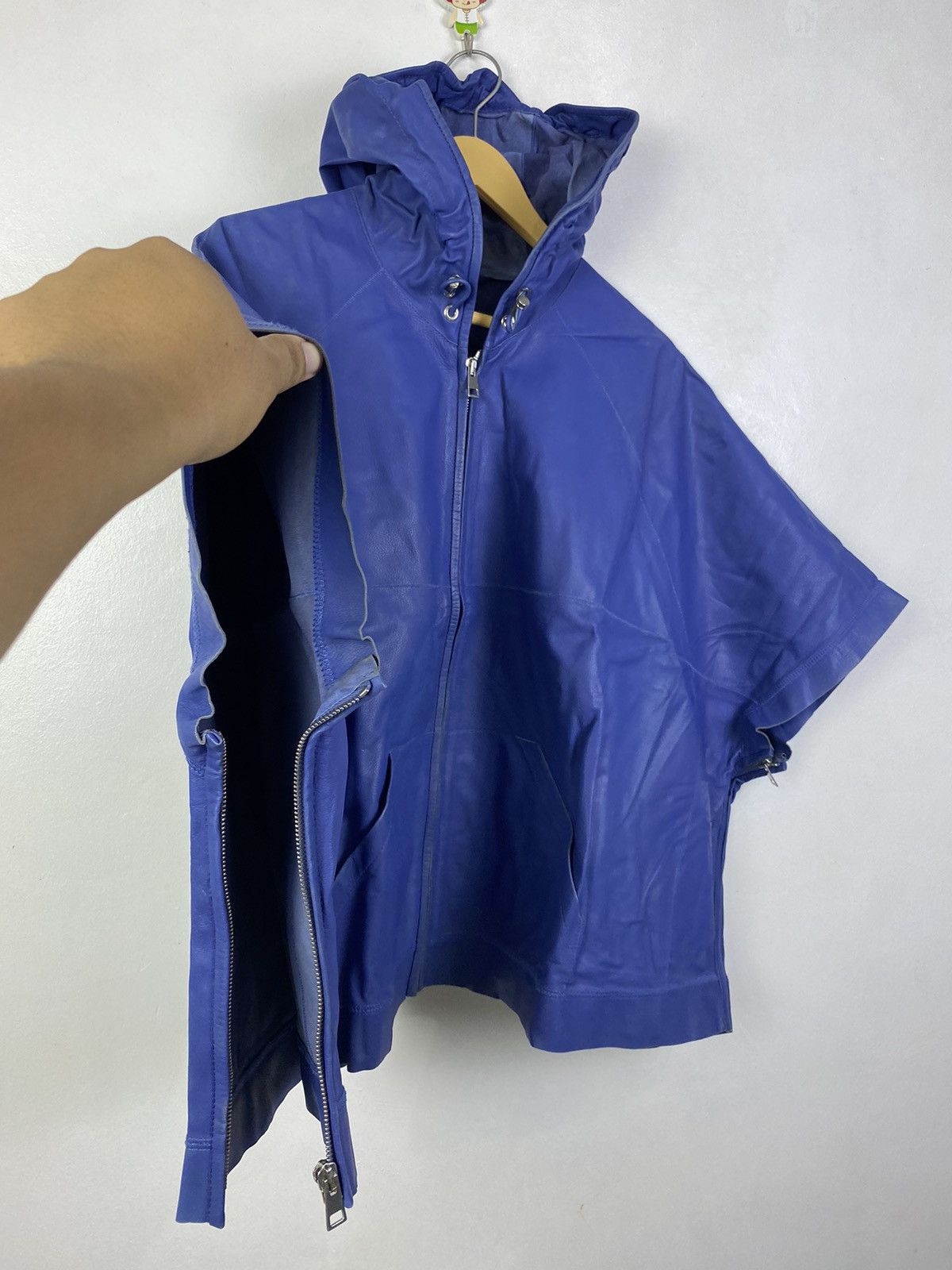 Simonetta Ravizza Simonetta Ravizza - lamb leather poncho jacket Size M / US 6-8 / IT 42-44 - 4 Thumbnail