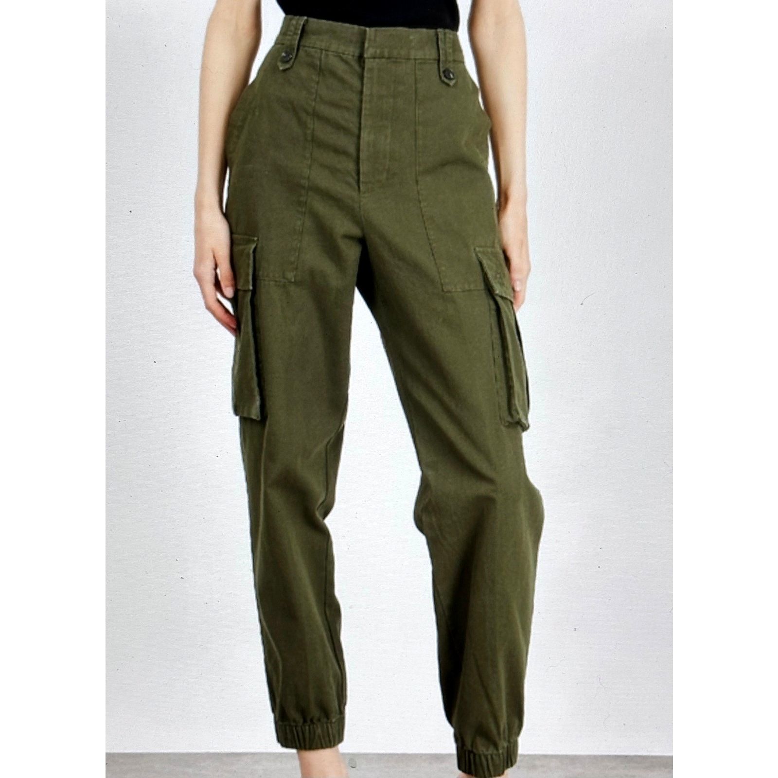 Zadig & Voltaire Zadig & Voltaire Pilote Cargo Pants Army Green 38 Size 30" / US 8 / IT 44 - 3 Thumbnail