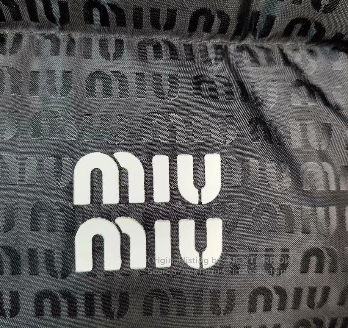 Miu Miu Miu Miu Black puffer coat with relaxed fit and hidden logo Size S / US 4 / IT 40 - 3 Thumbnail