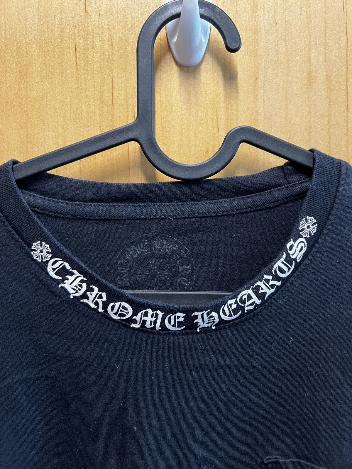 Chrome Hearts Black floral chrome hearts long sleeve tee with neck text Size US M / EU 48-50 / 2 - 3 Thumbnail