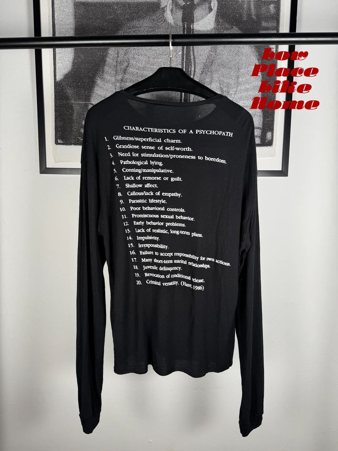 Enfants Riches Deprimes 🚭 GRAIL 🚭 CHARACTERISTICS OF A PSYCHOPATH CASHMERE SHIRT Size US L / EU 52-54 / 3 - 2 Thumbnail