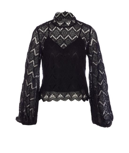 TWINSET TWINSET Women Shirts 251TP2404 00006 Black Size S / US 4 / IT 40 - 1 Thumbnail