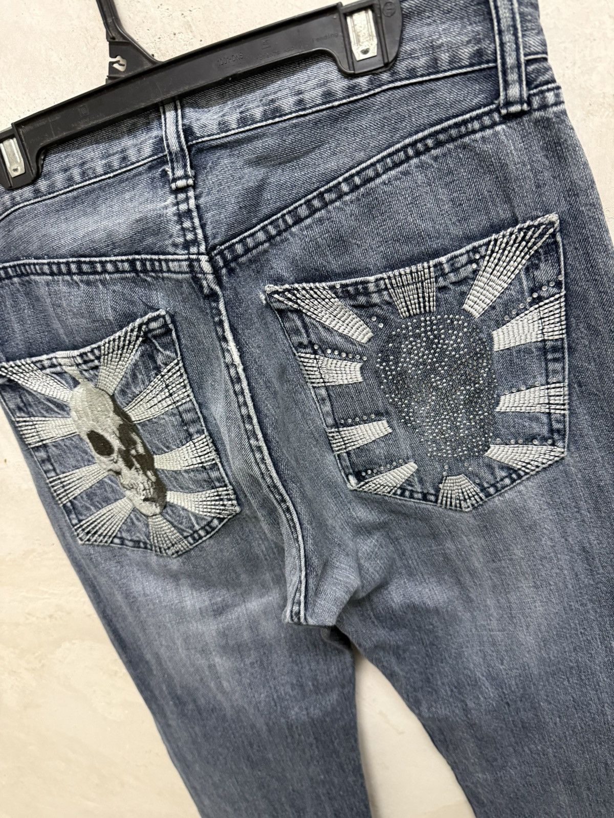 Japanese Brand Sorridere Grunge Skull ifsixwanine lgb style Denim Size US 32 / EU 48 - 3 Thumbnail