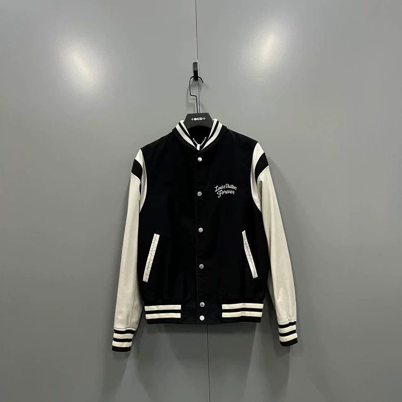 Louis Vuitton Louis Vuitton Black and white baseball jacket 2501-Nextarro Size US M / EU 48-50 / 2 - 1 Thumbnail