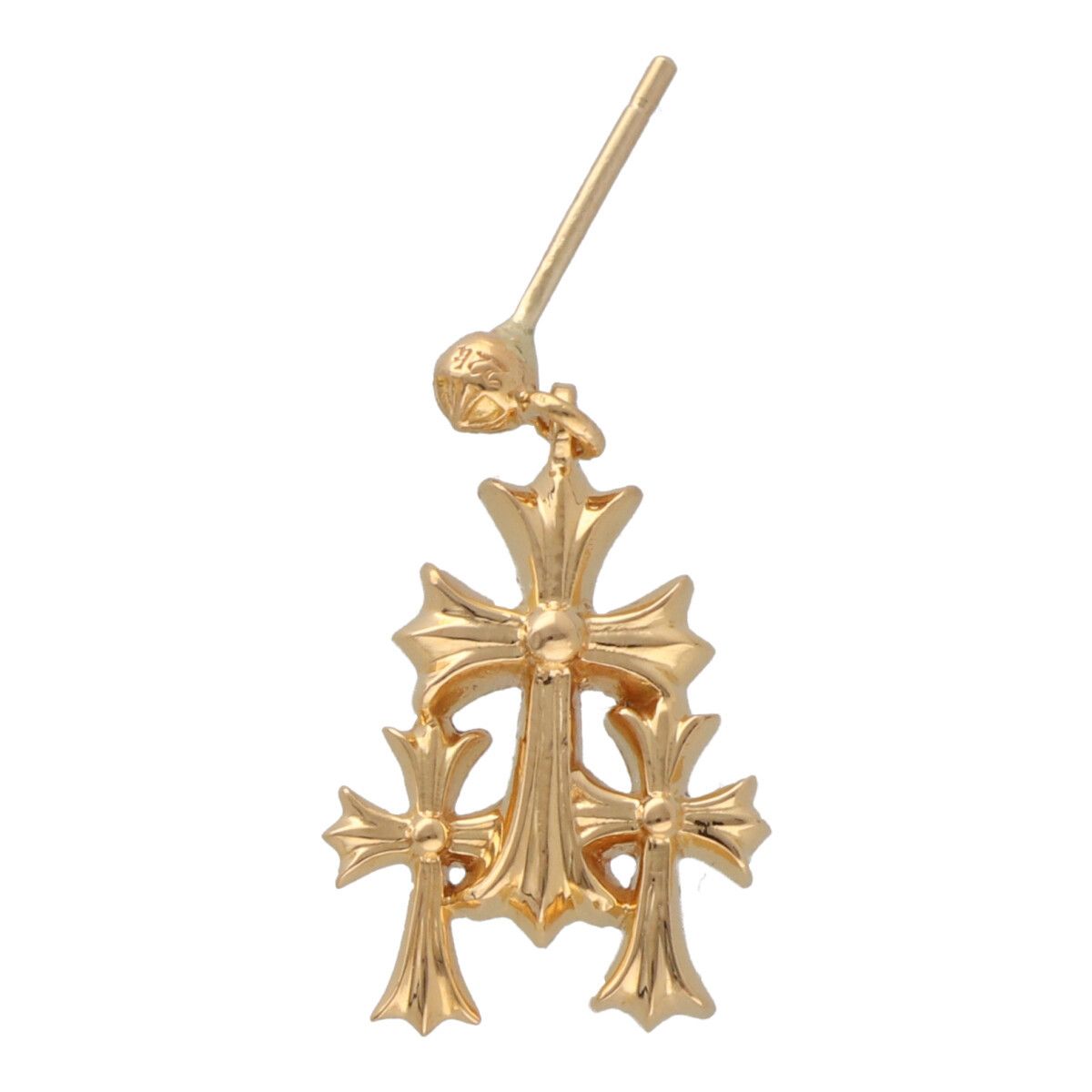 Chrome Hearts Chrome Hearts Triple Cross Earring Size ONE SIZE - 2 Thumbnail