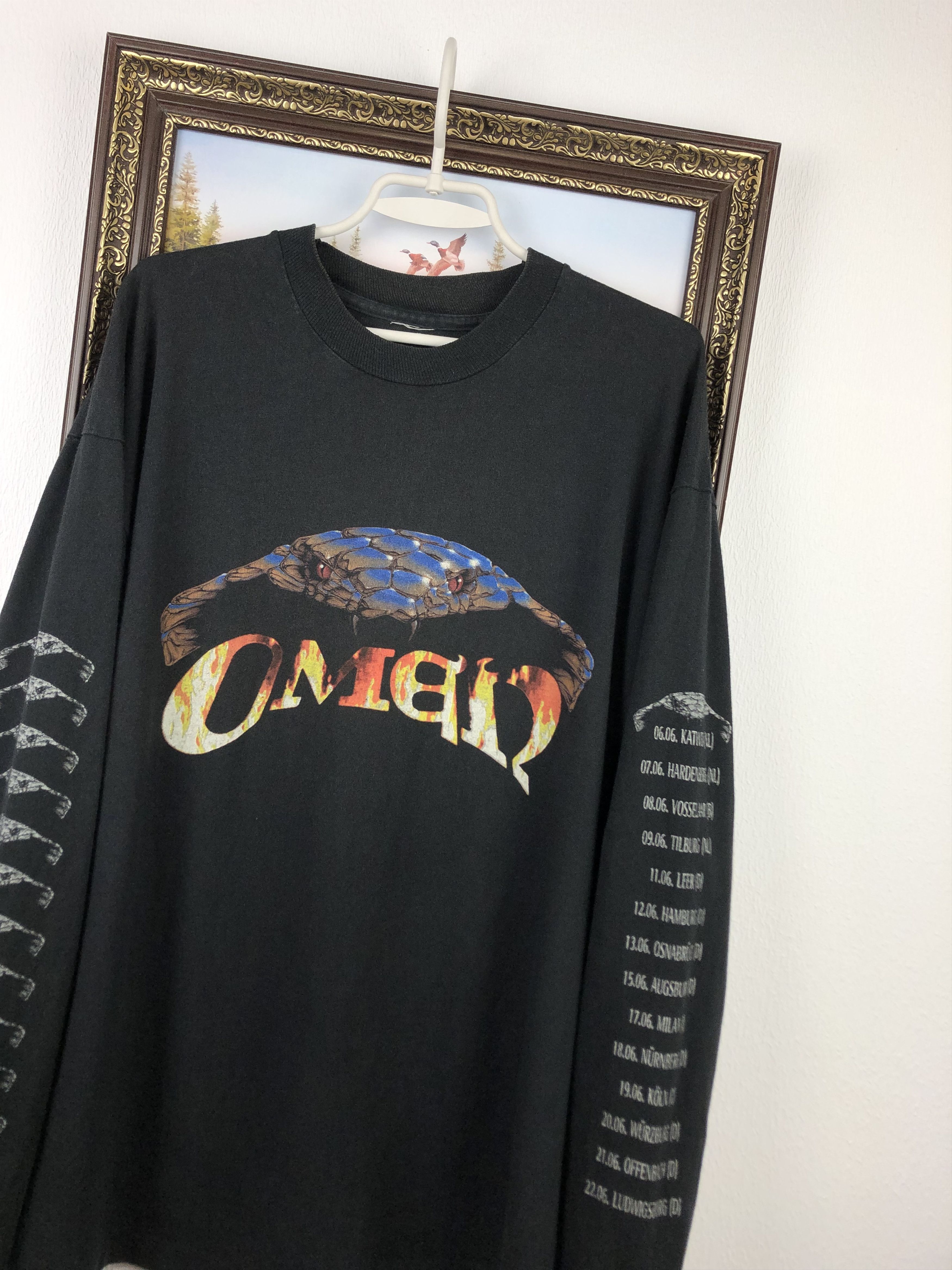 Band Tees Vintage 90's Omen Reopening the Gates Band Shirt Long Sleeve Size US XL / EU 56 / 4 - 4 Thumbnail