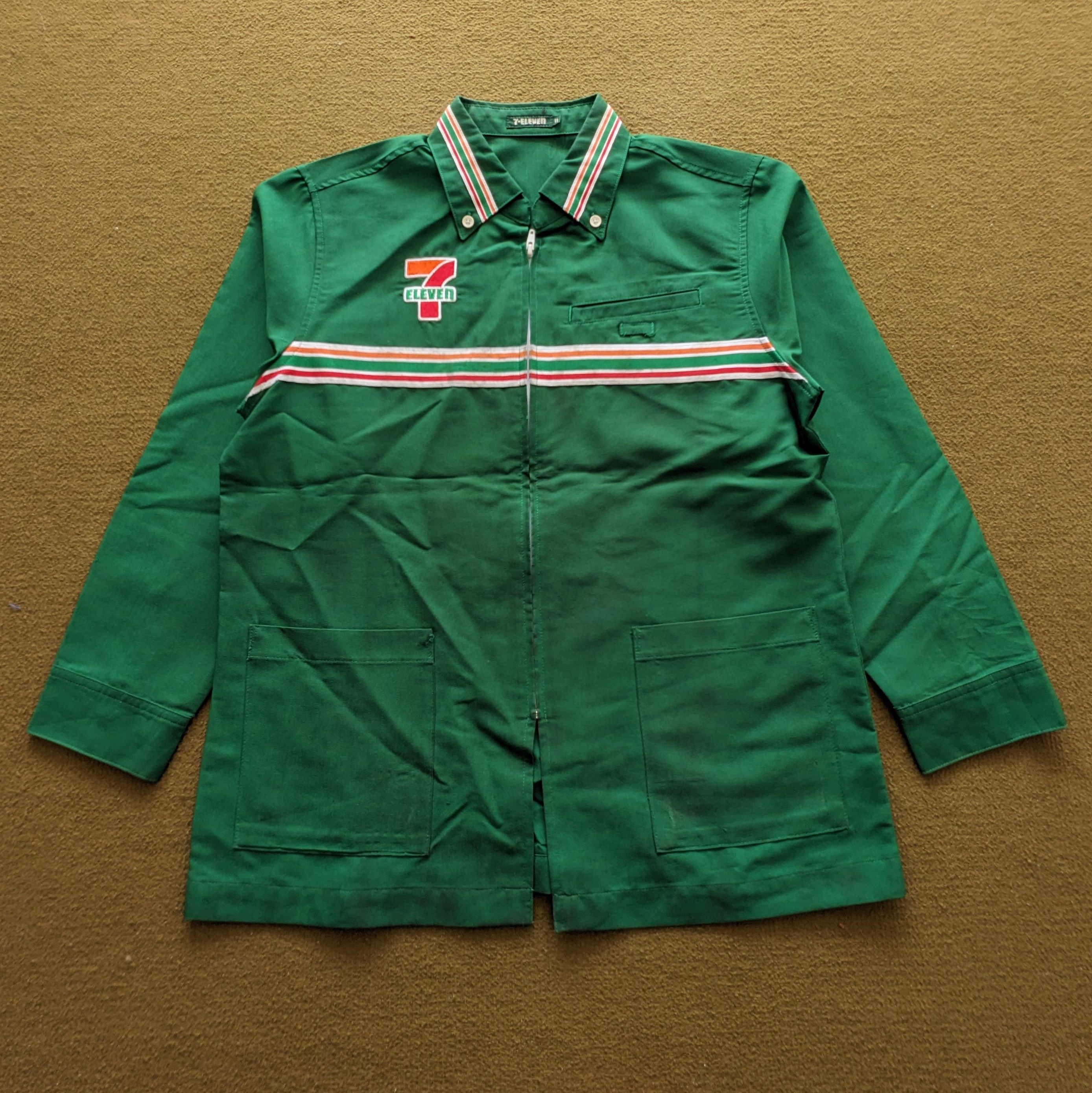 Vintage Vintage 7 ELEVEN Uniform Workers Jacket Size US M / EU 48-50 / 2 - 2 Thumbnail