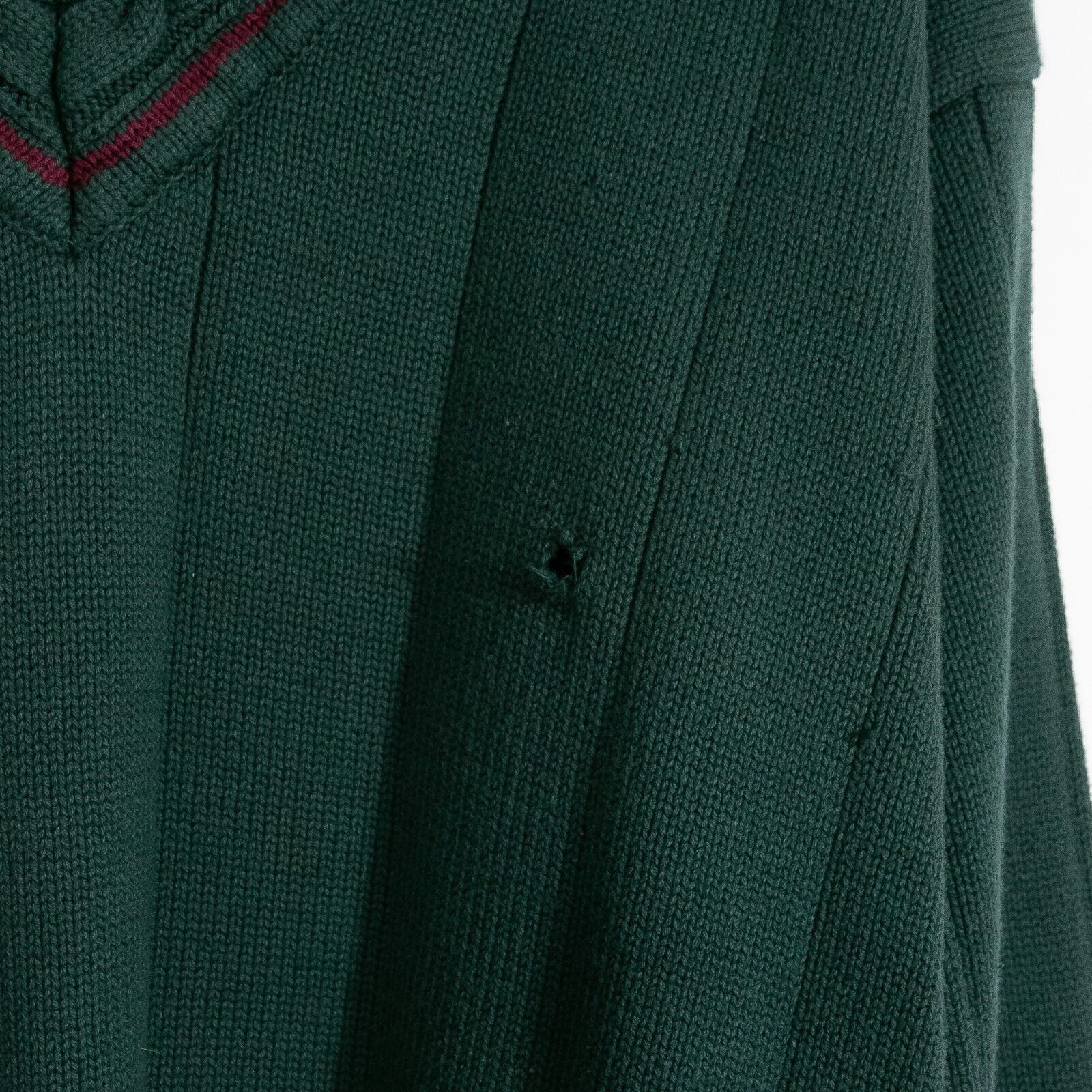 Vintage Vintage John Ashford Tennis Knit Sweater Mens XL Cable Knit Size US XL / EU 56 / 4 - 3 Thumbnail