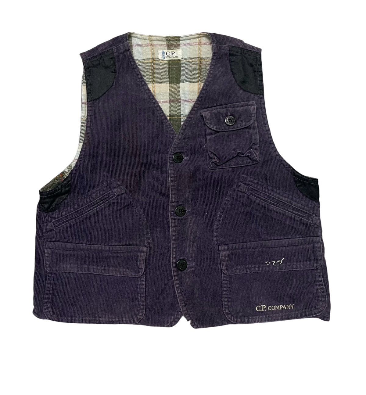 C.P. Company 90s CP COMPANY CORDUROY VEST RARE COLOUR Size S / US 4 / IT 40 - 2 Thumbnail