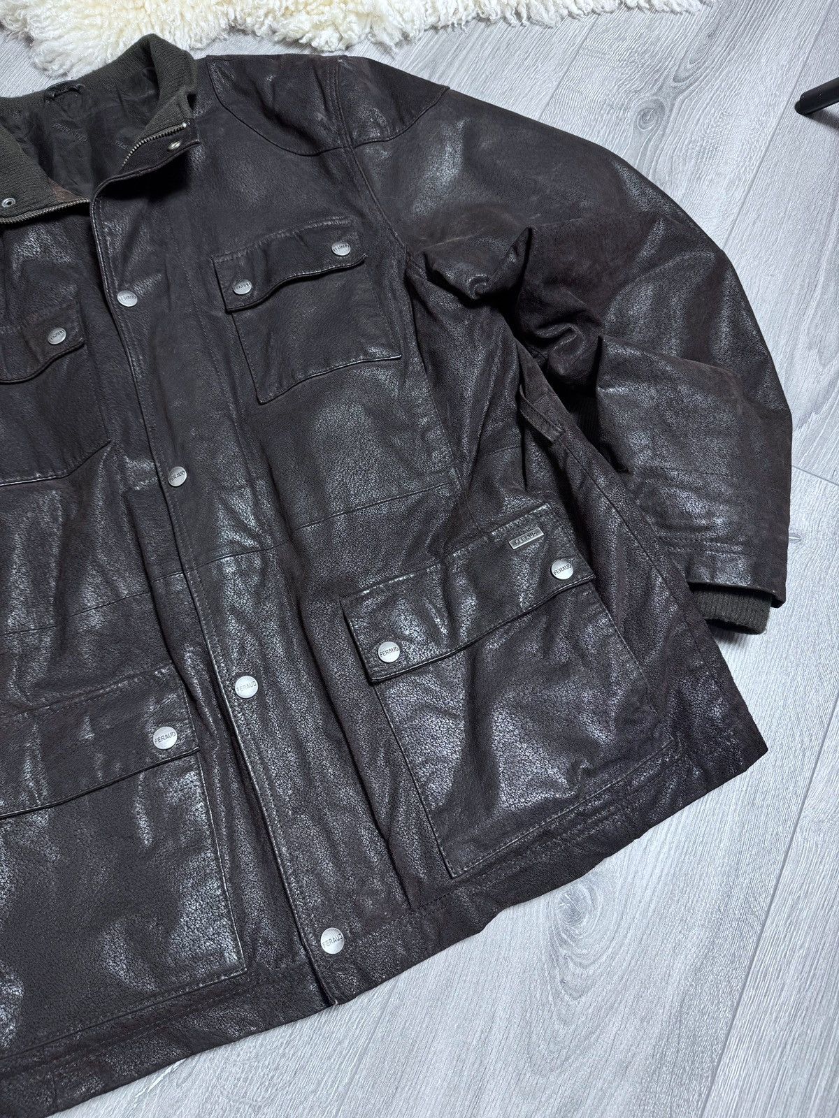 Louis Feraud Louis Feraud Classic Vintage Leather Jacket size M Size US M / EU 48-50 / 2 - 4 Thumbnail
