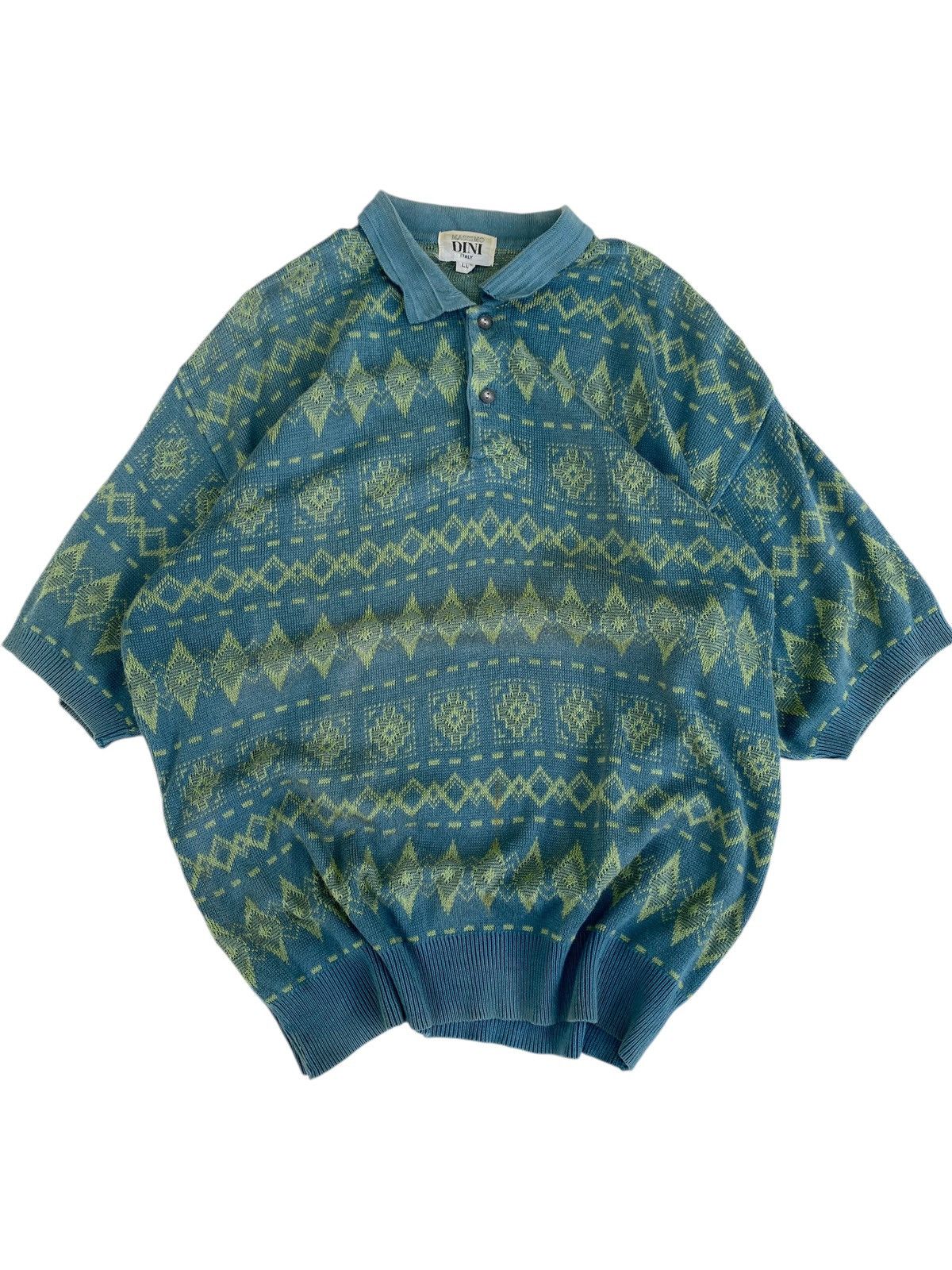 Vintage Vtg Massimo Dini Knitwear Size US XL / EU 56 / 4 - 1 Thumbnail