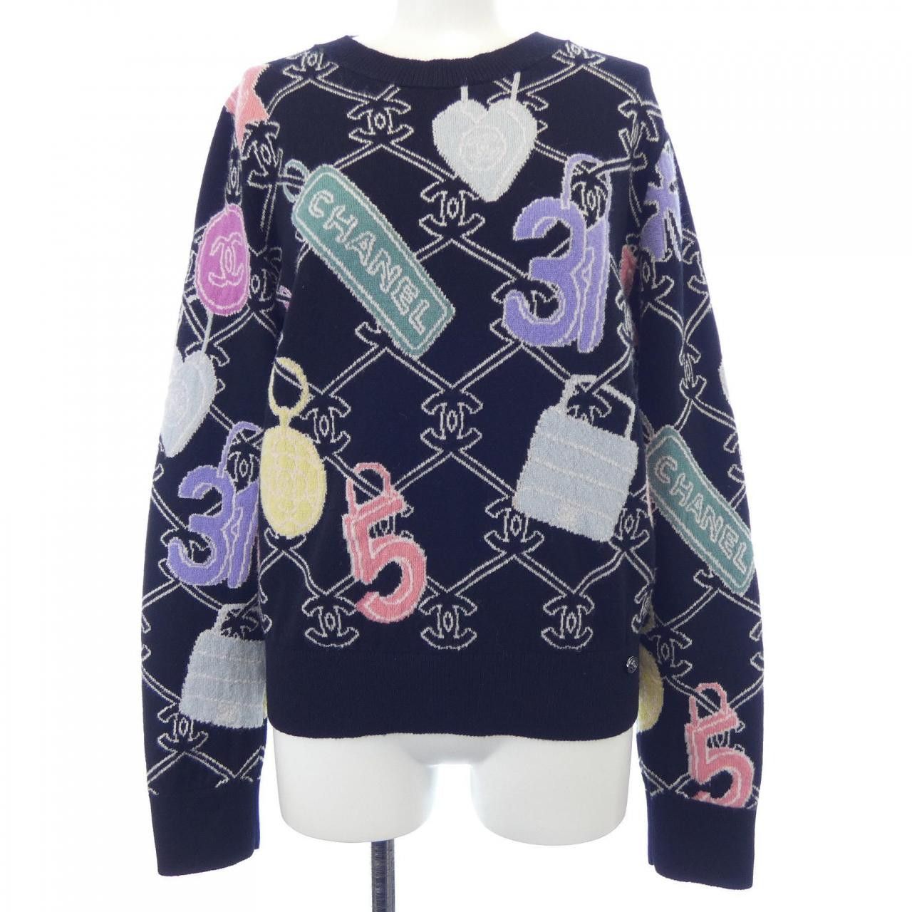 Chanel Chanel Chanel P72298K10398 Cashmere Knitwear Others Tops P72298K10398 DUTY FREE for USA Size ONE SIZE - 1 Thumbnail