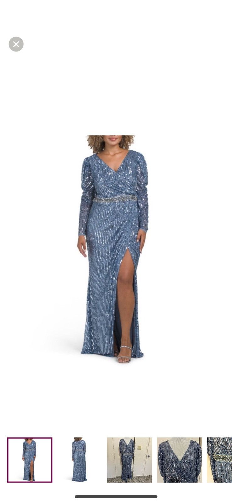 Mac Duggal Mac duggal long sleeved sequin formal gown size 16 Size XXL / US 16-18 / IT 52-54 - 1 Thumbnail
