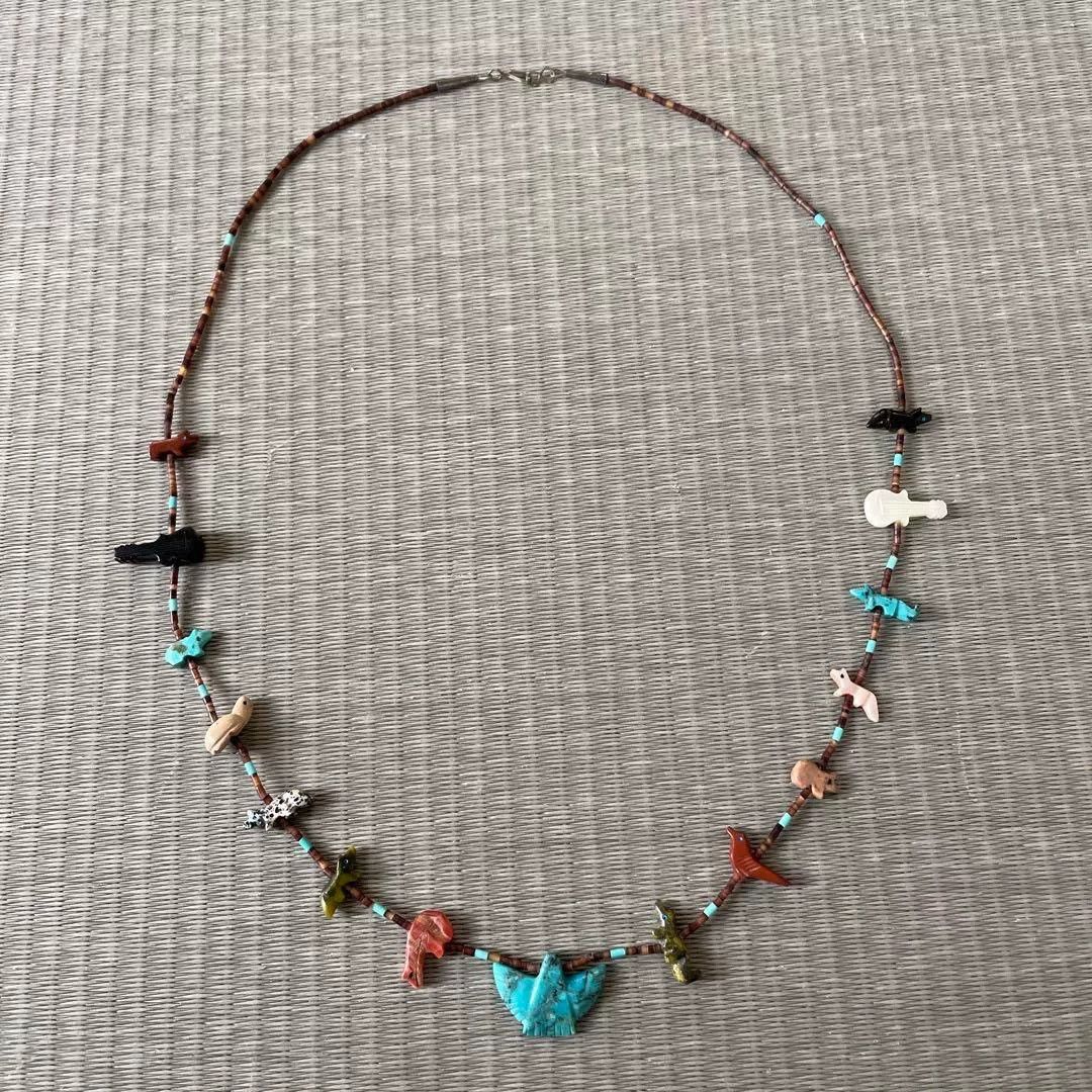 Vintage Vintage Zuni Animal Fetish Necklace Size ONE SIZE - 1 Thumbnail