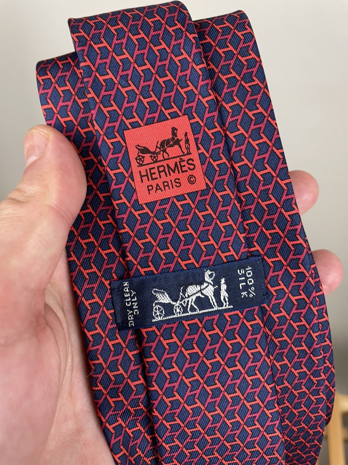 Hermes Hermes luxury silk tie Size ONE SIZE - 3 Thumbnail
