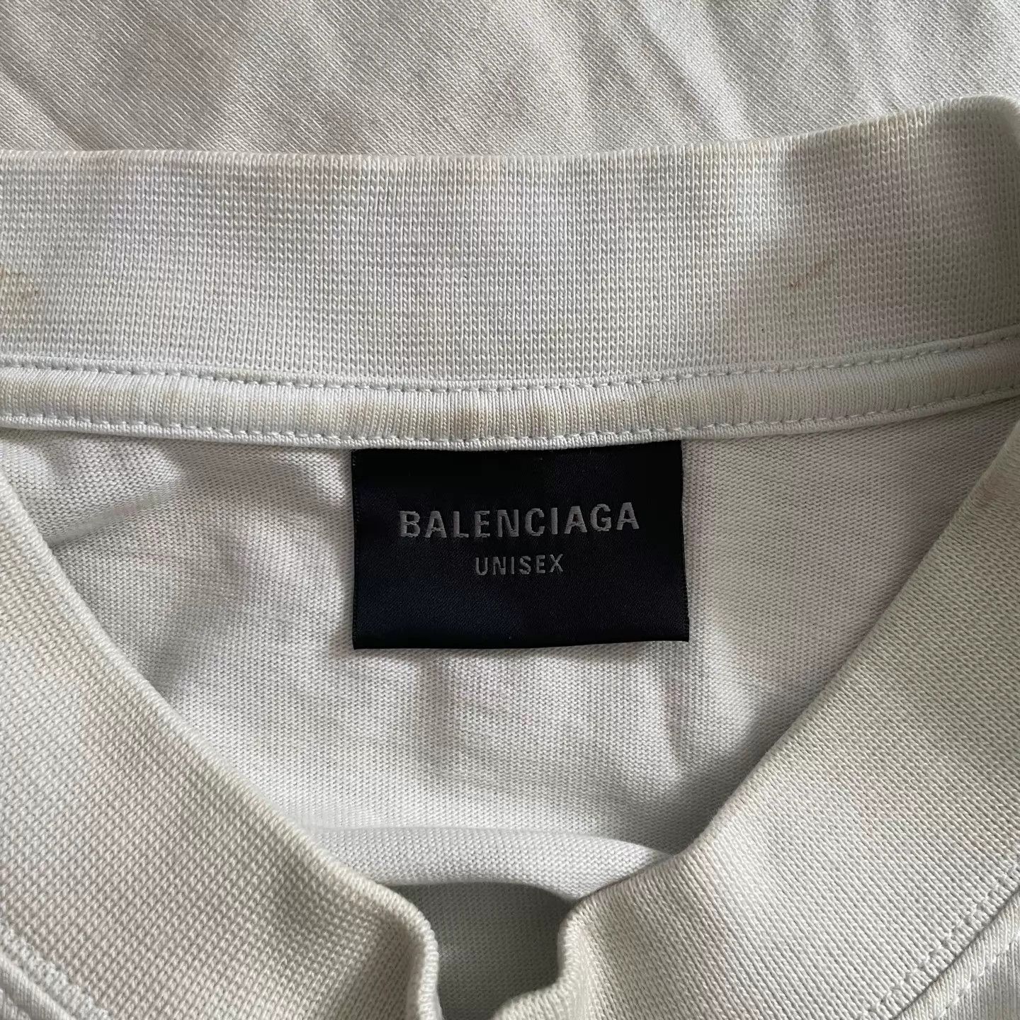 Balenciaga Balenciaga 23ss Off-White Distressed Bitcoin Tee M Size M / US 6-8 / IT 42-44 - 3 Thumbnail