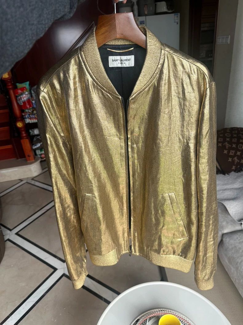 Saint Laurent Paris Saint Laurent Paris Golden runway jacket-2506 Size US S / EU 44-46 / 1 - 1 Thumbnail
