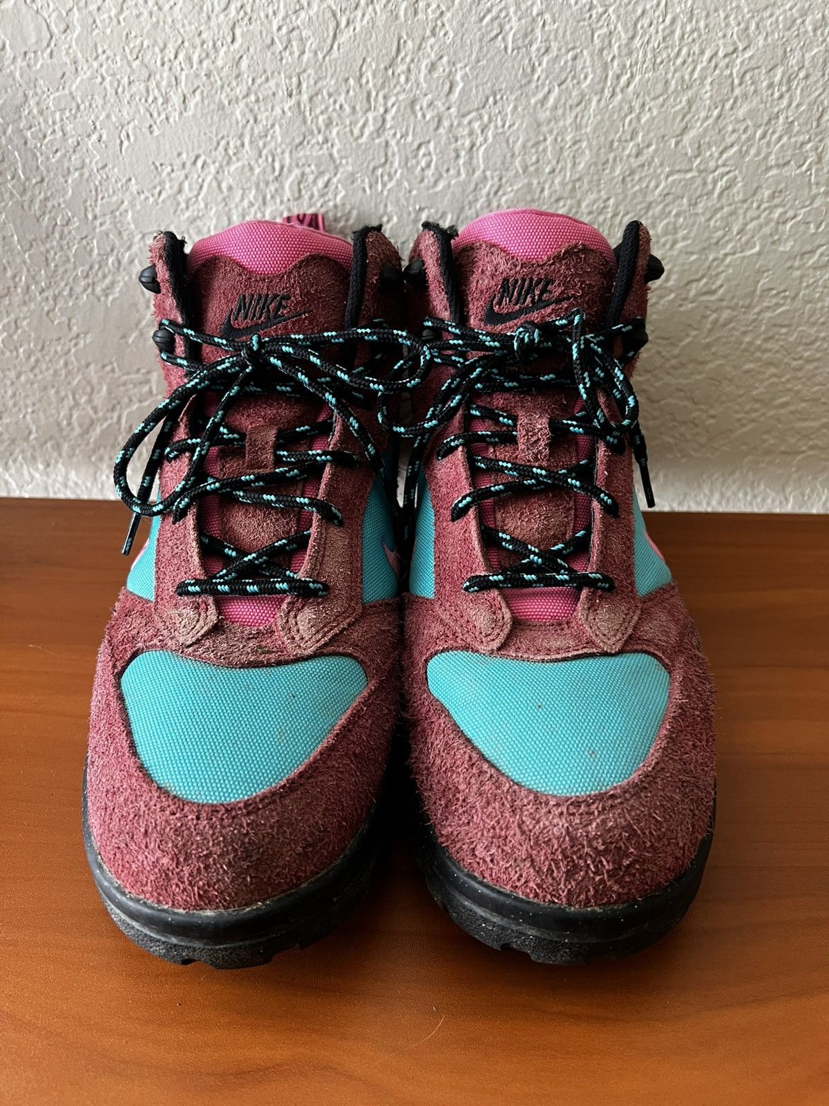 Nike ACG Torre Mid Waterproof Team Red Boots Men Size 9.5 Suede Hiking Shoe Nike ACG Torre Waterproof Mid Team Red Dusty Cactus *FLAWS* main image 3