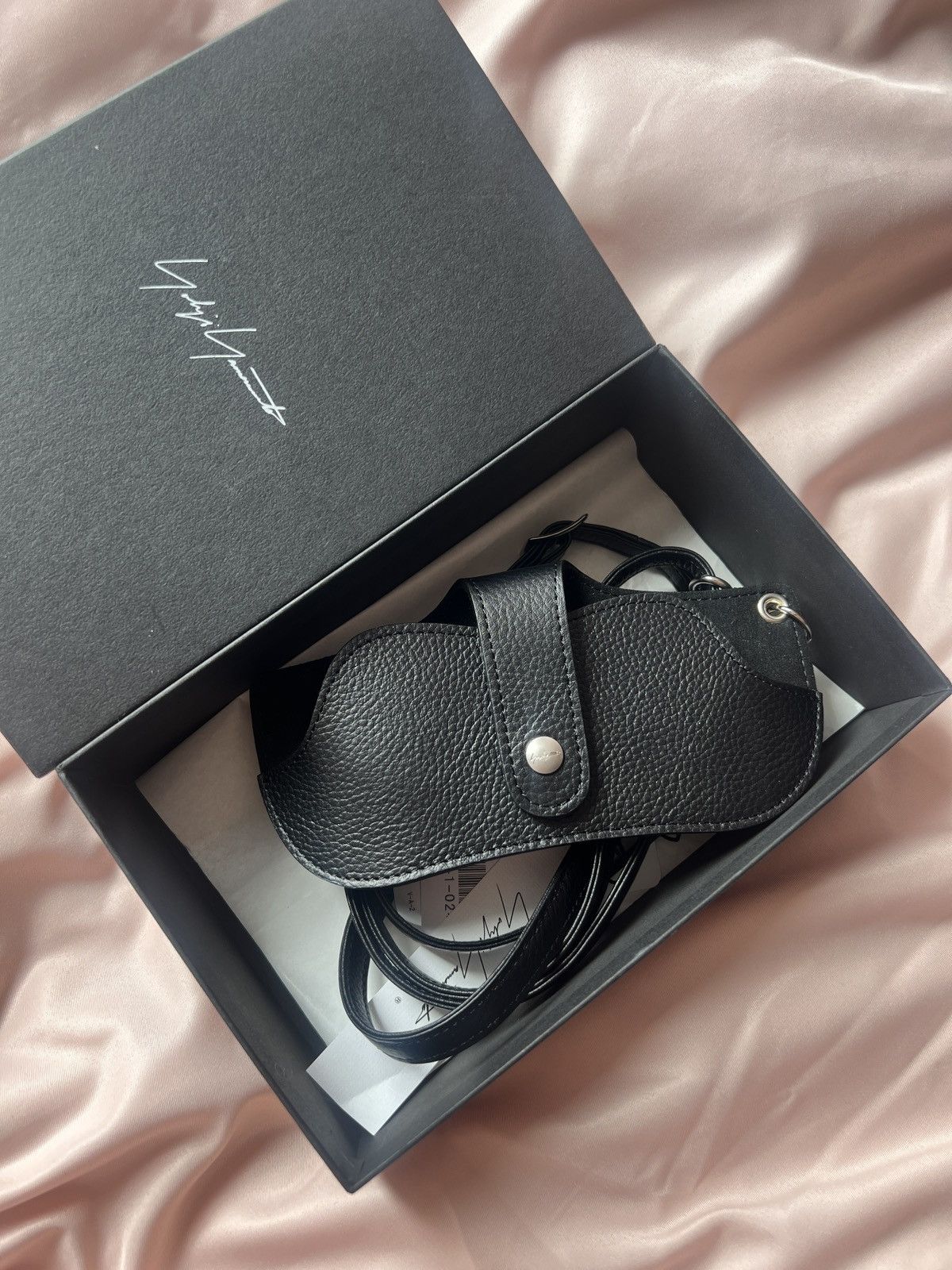 Yohji Yamamoto Yohji Yamamoto Leather sunglass Glasses Case card slot Size ONE SIZE - 2 Thumbnail