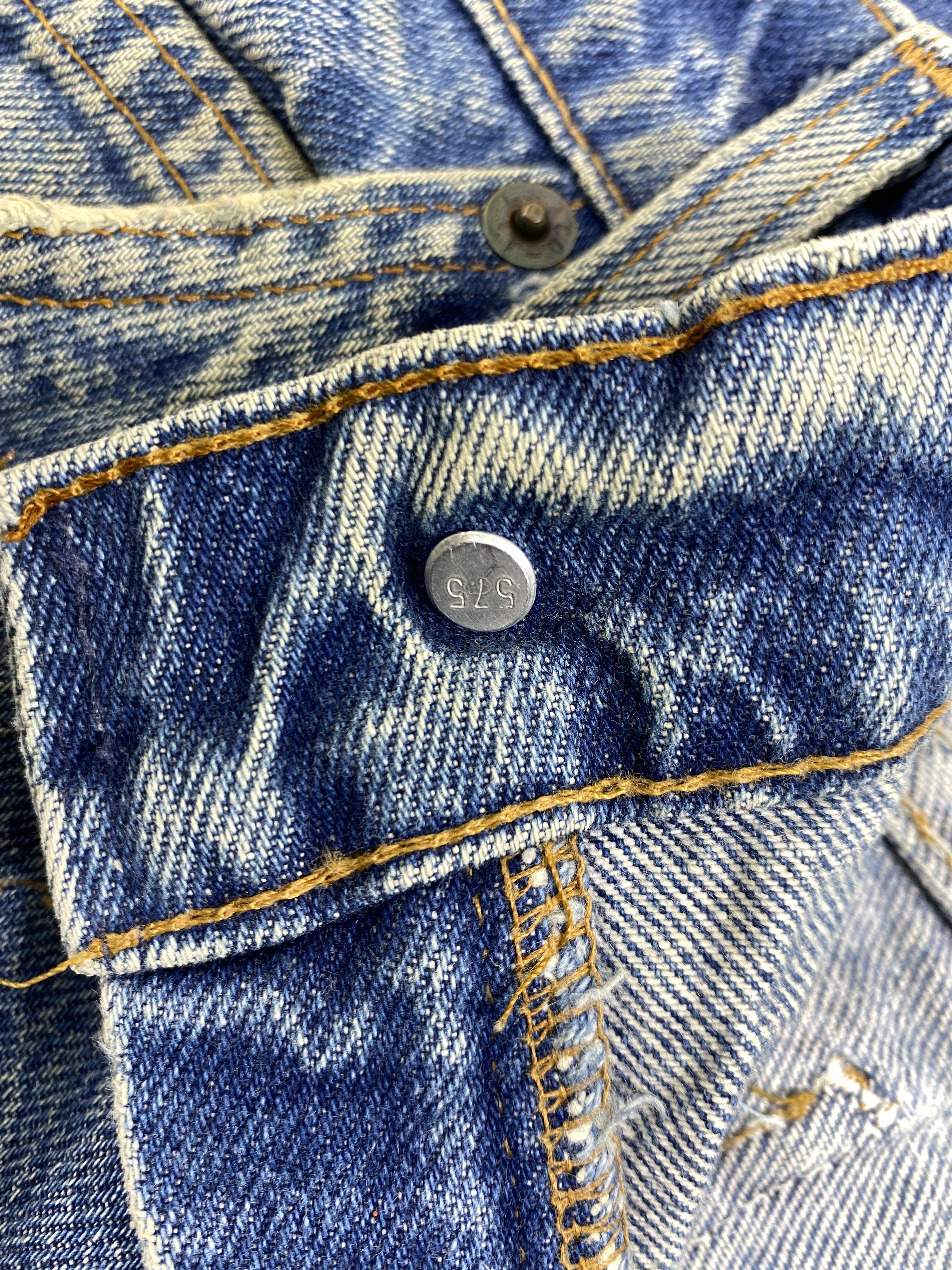 Levi's Vintage Levi's Made in USA Rusty Denim 37 x 27.5 -JN530 Size US 37 - 7 Thumbnail